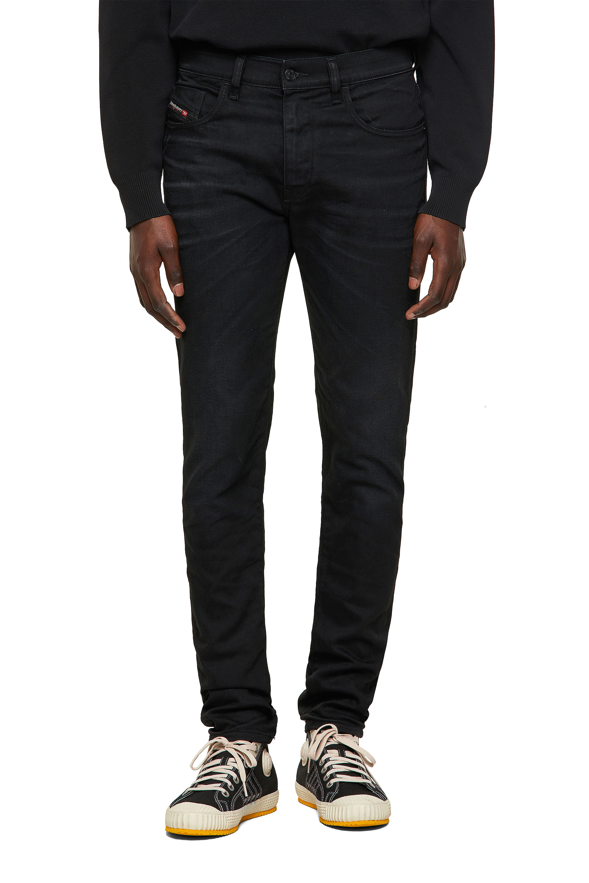 D-Strukt 09A15, Black/Dark grey Diesel - D-Strukt 09A15, Black/Dark grey - Jeans - Image 1