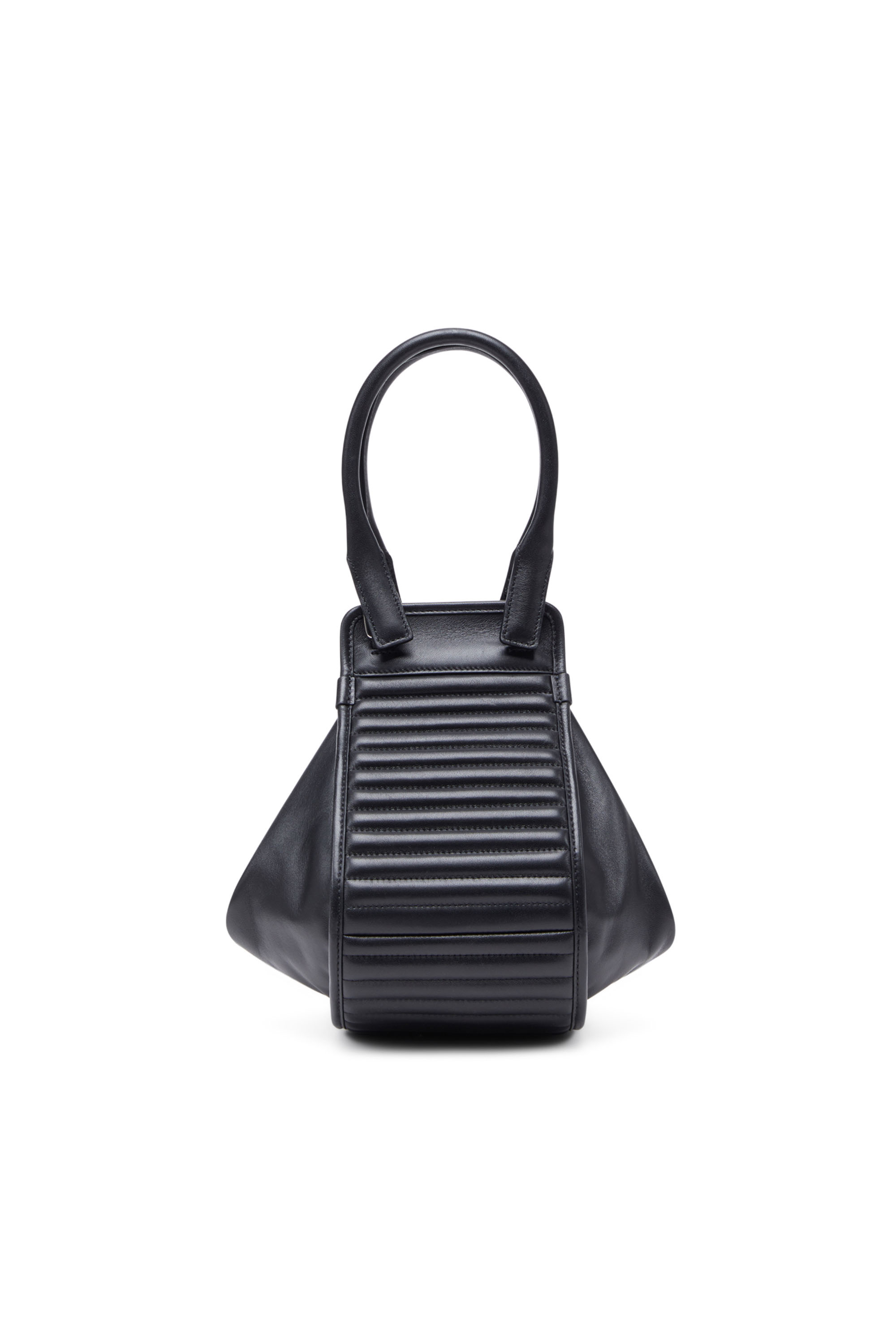 Diesel - D-VINA-RR S, Woman D-Vina-RR S - Slouchy leather tote bag in Black - Image 2