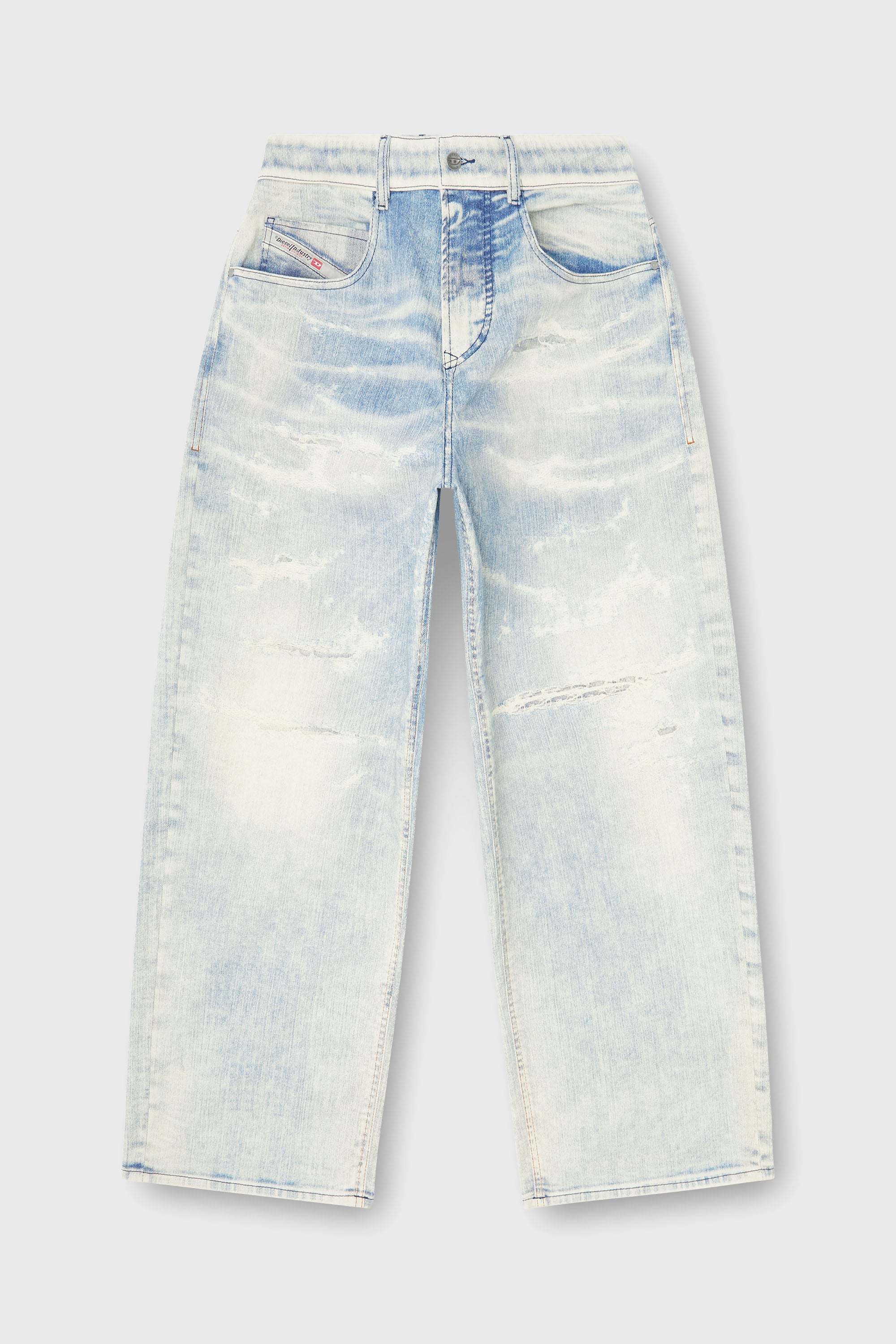 Diesel - Unisex's Relaxed 2097 D-Enim-M Joggjeans&reg; 068XM, Light Blue - 6