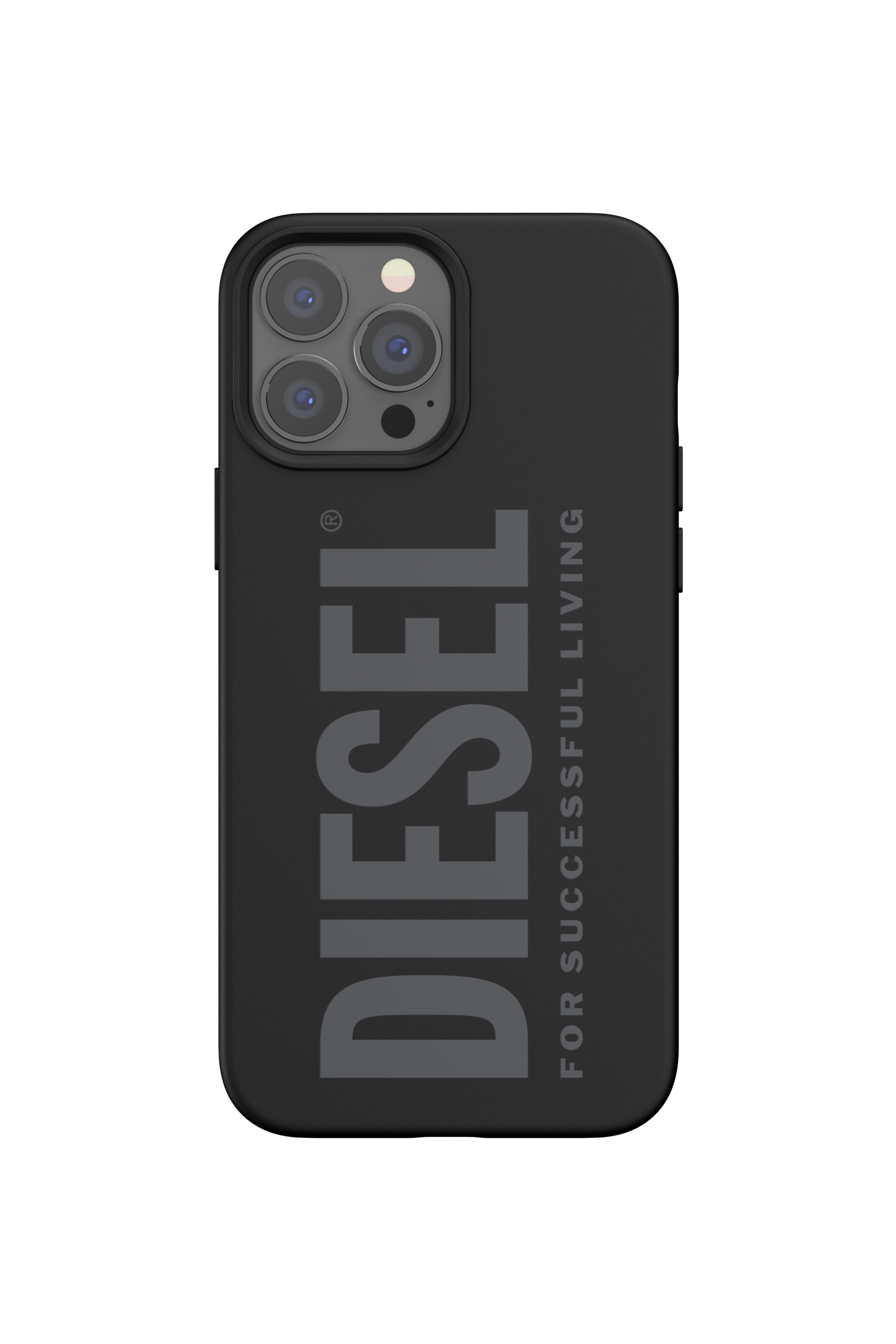 Diesel - 47164 SILICONE CASE, Unisex's Silicone case for iPhone 13 Pro Max in Black - 2