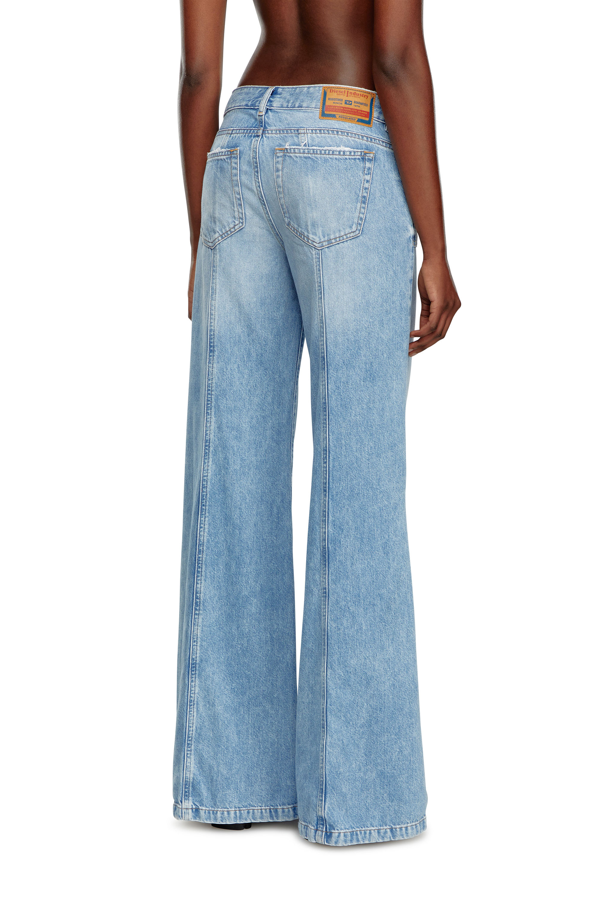 D-Akii Bootcut and Flare Jeans | Light Blue | White | Diesel