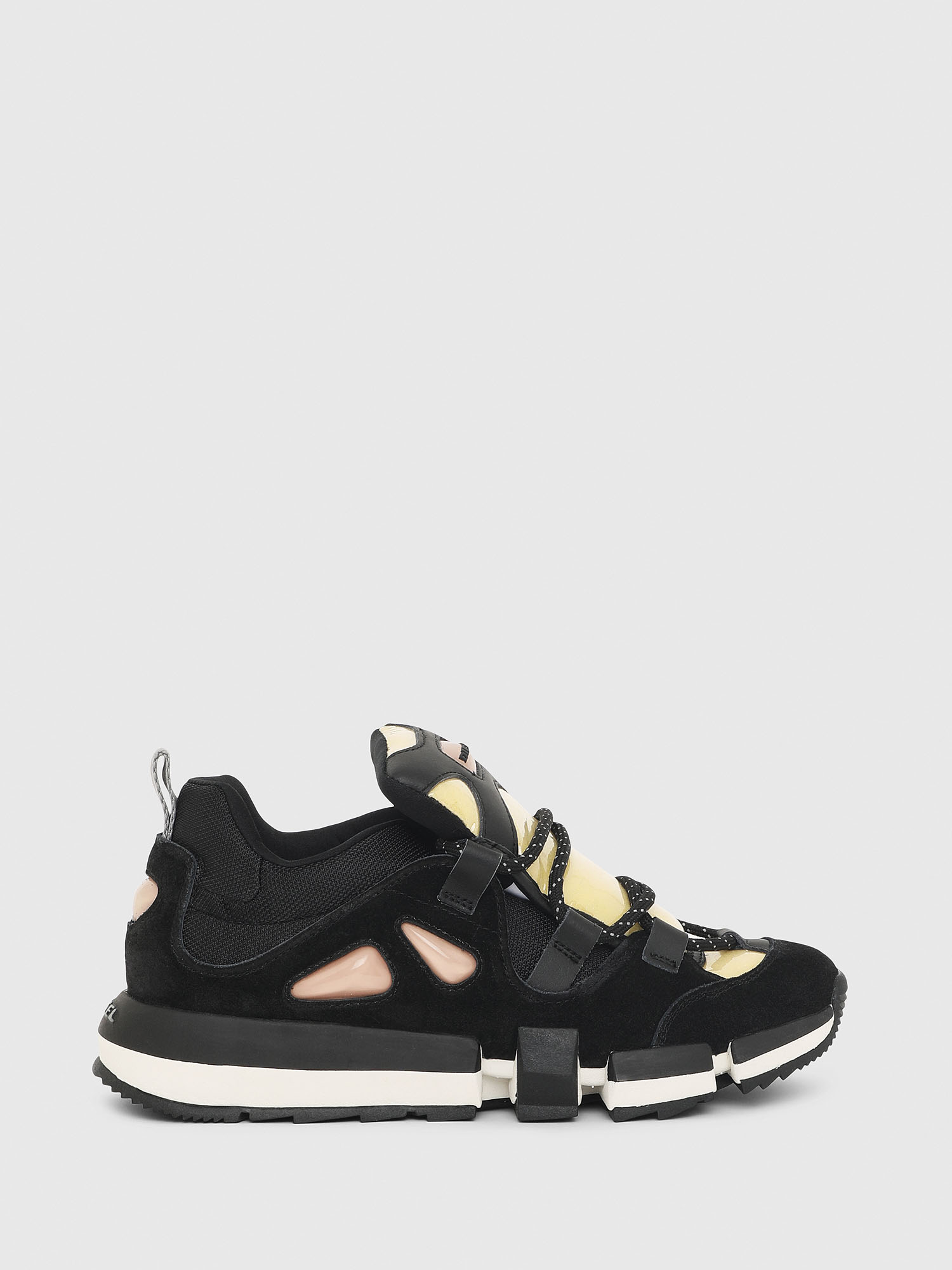 H-PADOLA SL W, Black/Yellow Diesel - H-PADOLA SL W, Black/Yellow - Sneakers - Image 1
