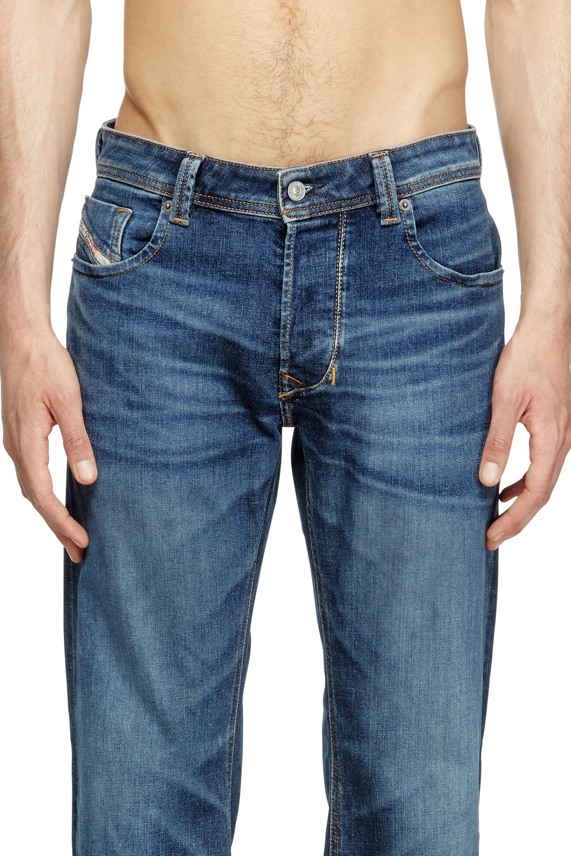 値下げ不可❌　DIESEL DENIM Men's Regular Jeans | Dark Blue | Diesel 1985 Larkee