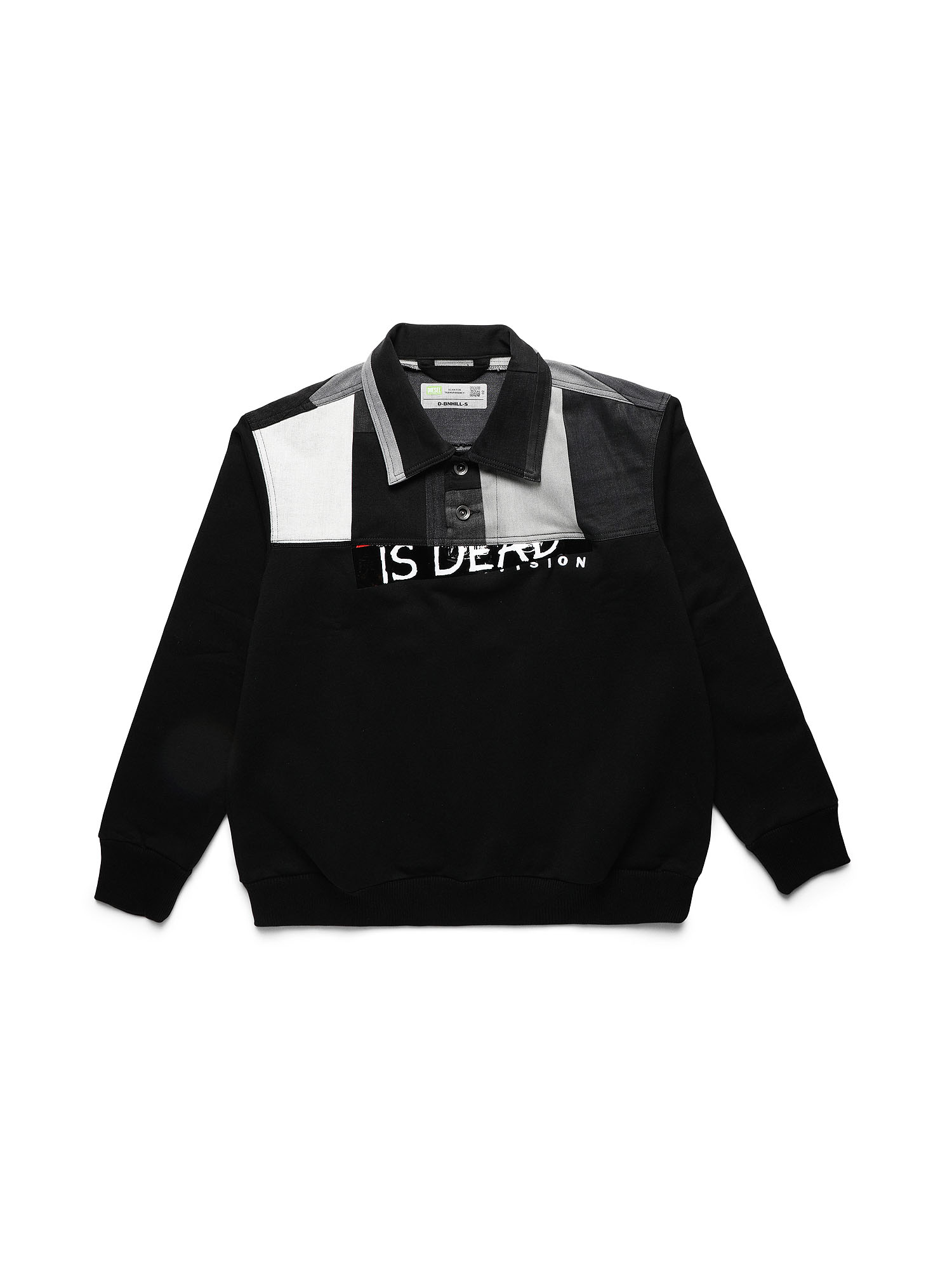 D-BNHILL-S, Black Diesel - D-BNHILL-S, Black - Sweaters - Image 1
