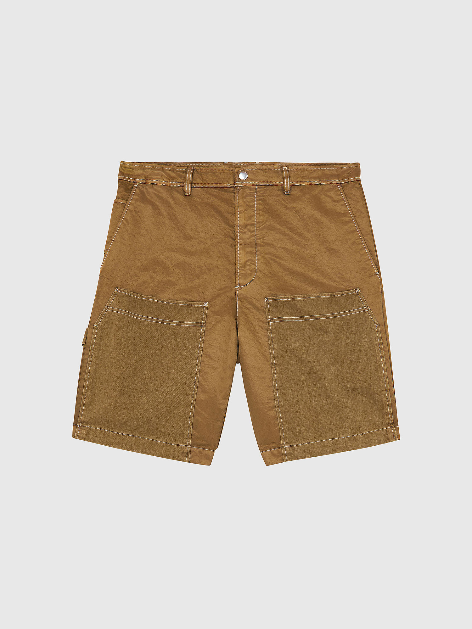 P-TRENT-SHORT, Light Brown Diesel - P-TRENT-SHORT, Light Brown - Shorts - Image 1