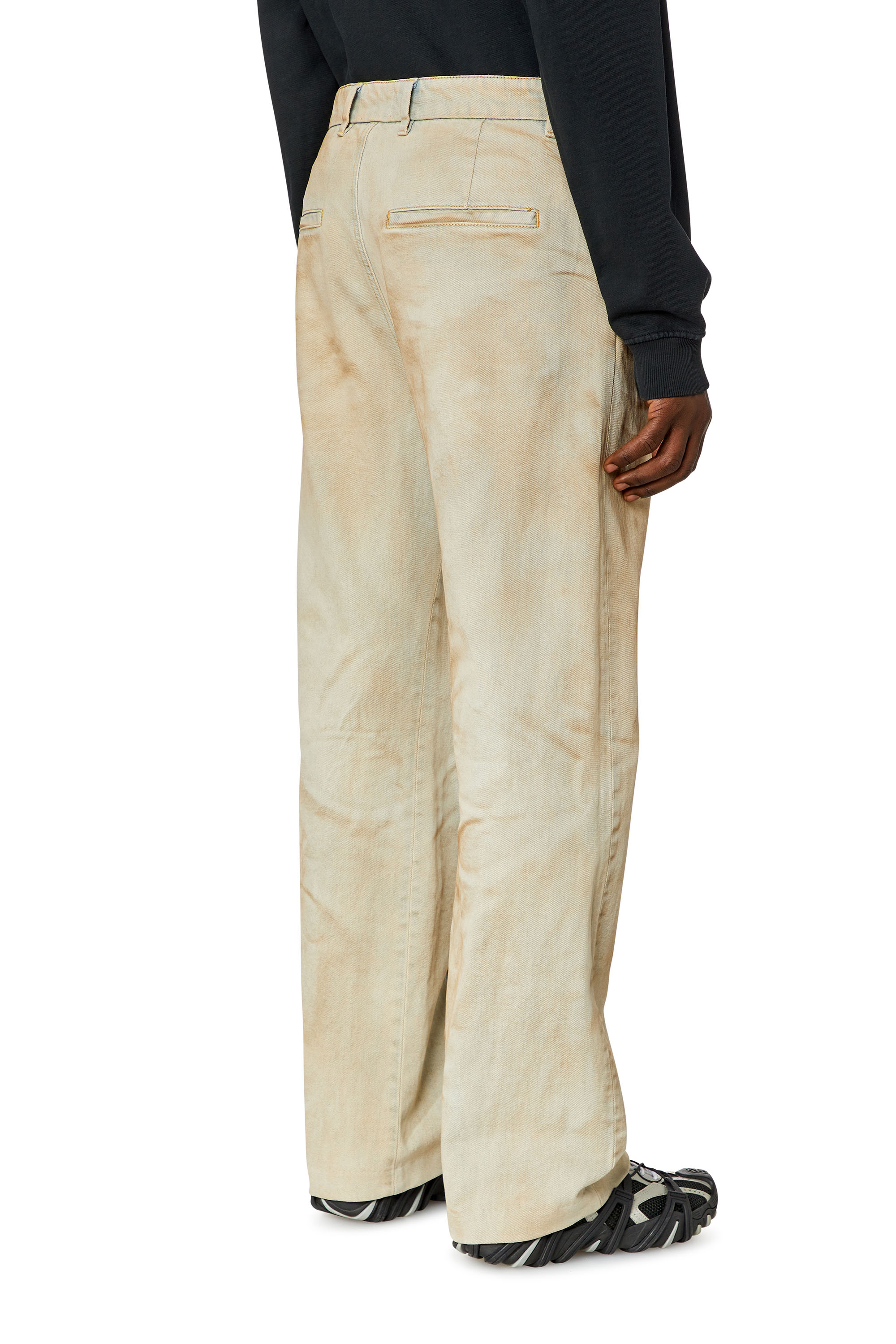 Diesel - Man's Relaxed Jeans D-Chino-Work 0JGAS, Light Blue - 3