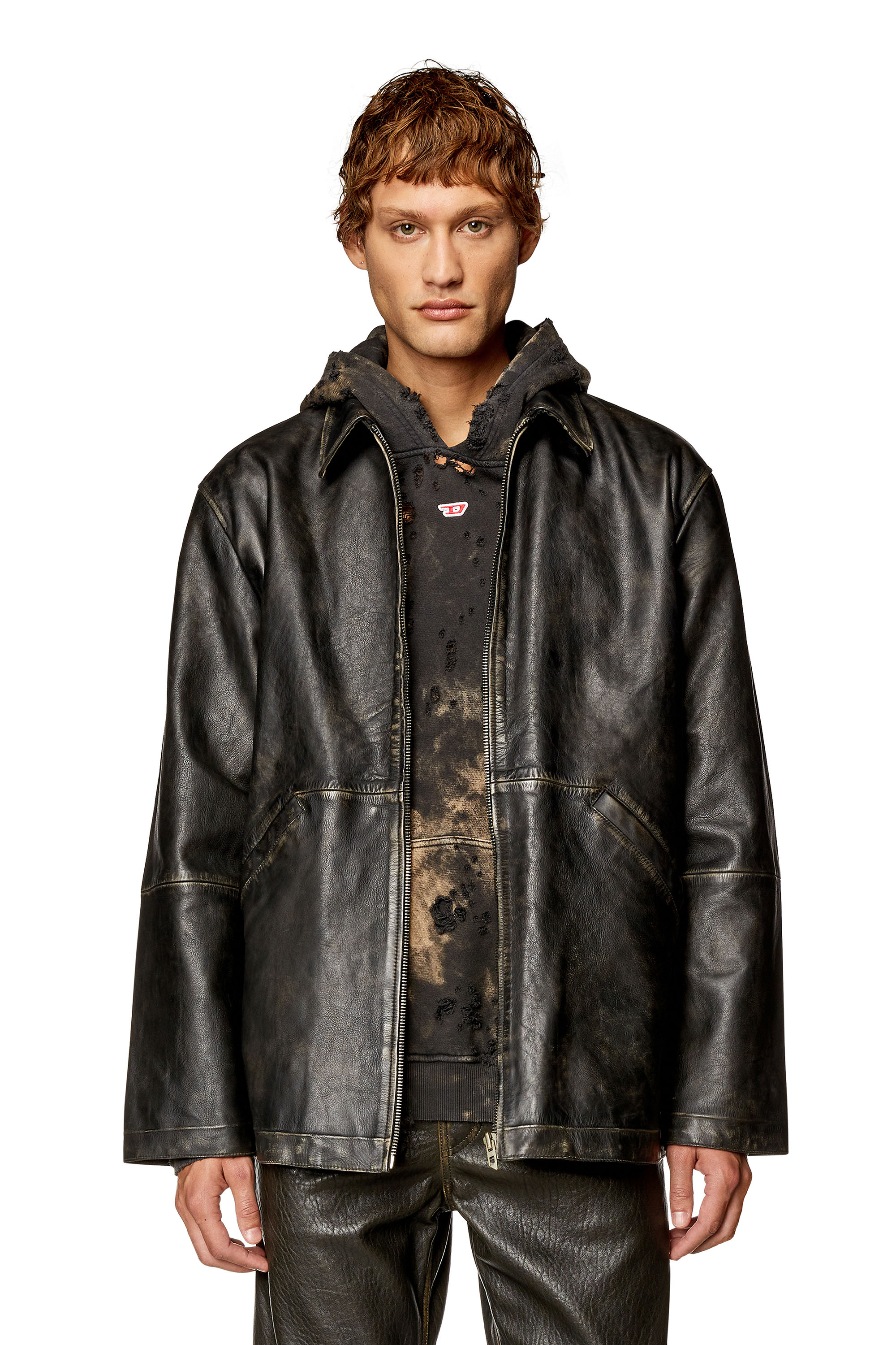 Men's Leather Jackets: Trench, Biker, Perforated