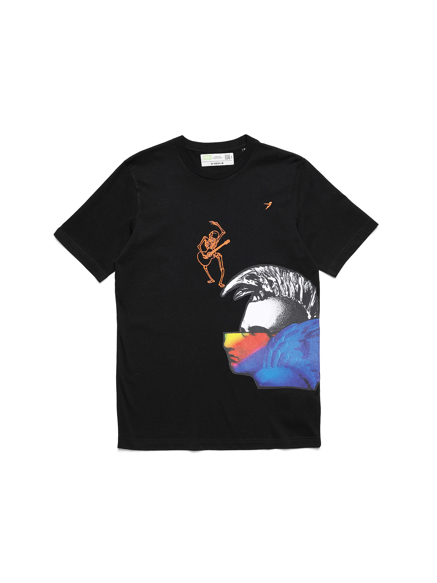 D-5055-B, Black Diesel - D-5055-B, Black - T-Shirts - Image 1