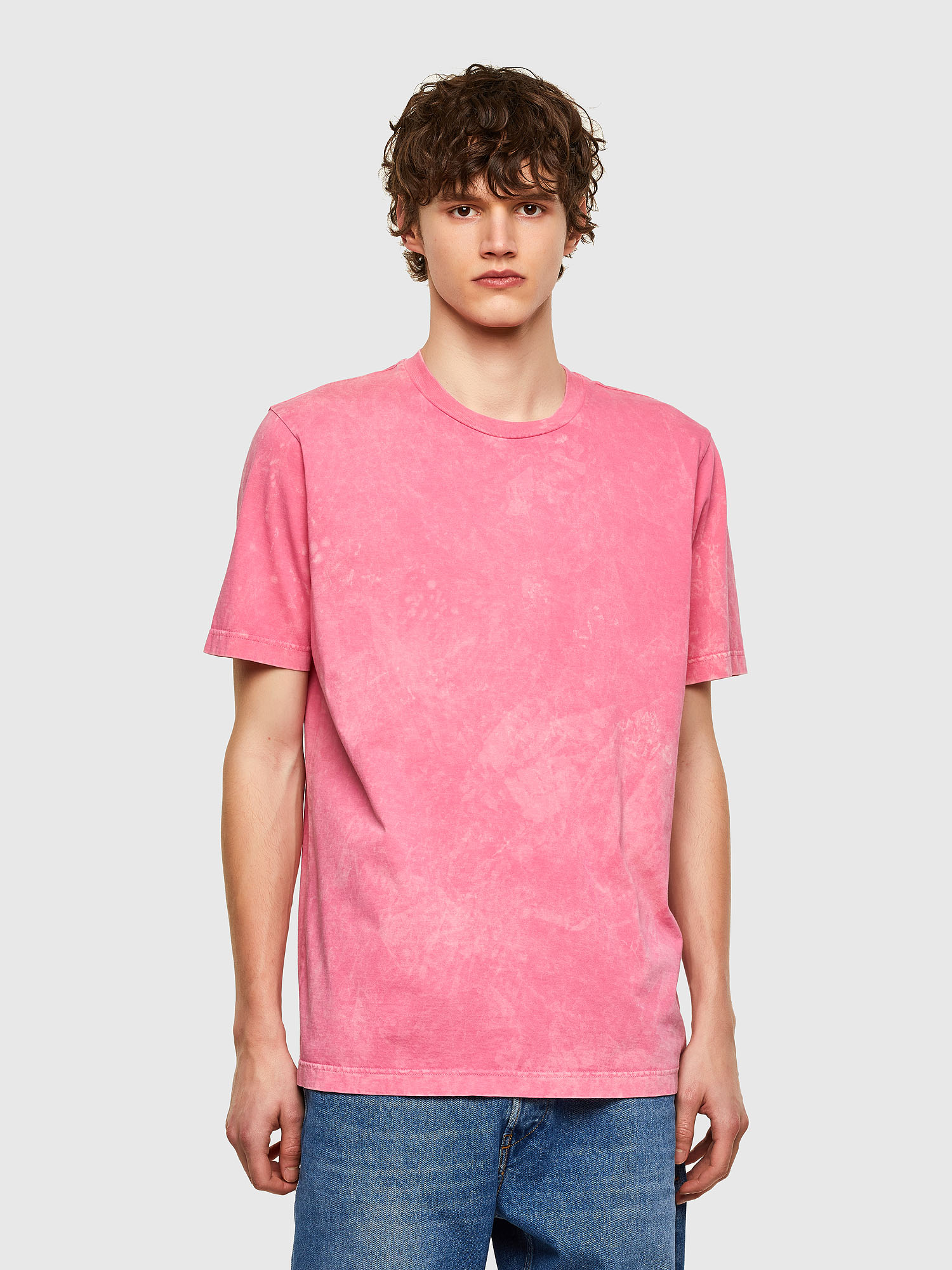 T-JUST-E2, Pink Diesel - T-JUST-E2, Pink - T-Shirts - Image 1