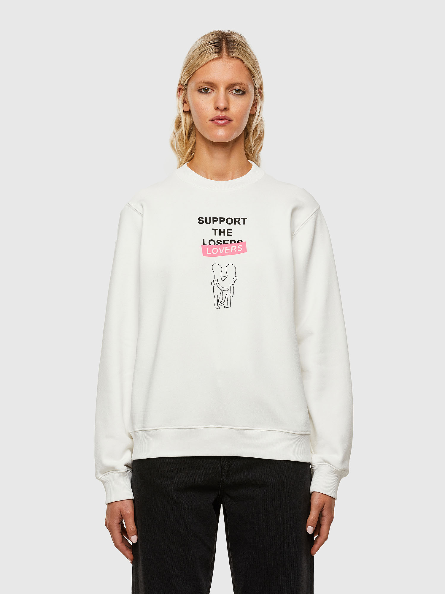 F-ANG-R10, White Diesel - F-ANG-R10, White - Sweaters - Image 1