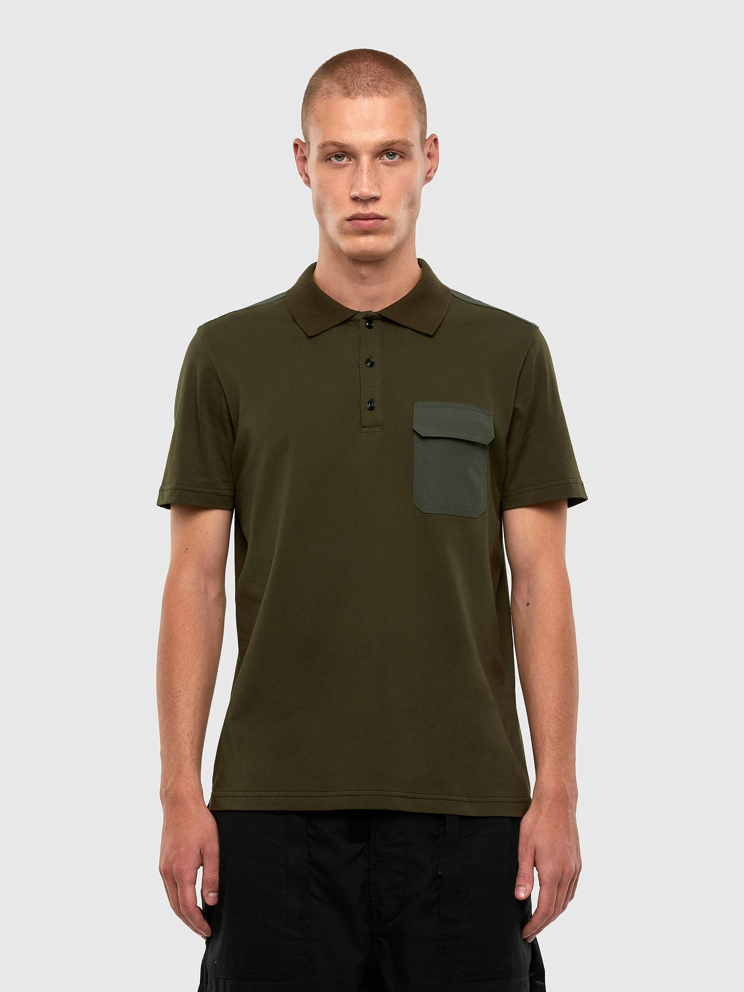 T-HARLY, Military Green Diesel - T-HARLY, Military Green - Polos - Image 1