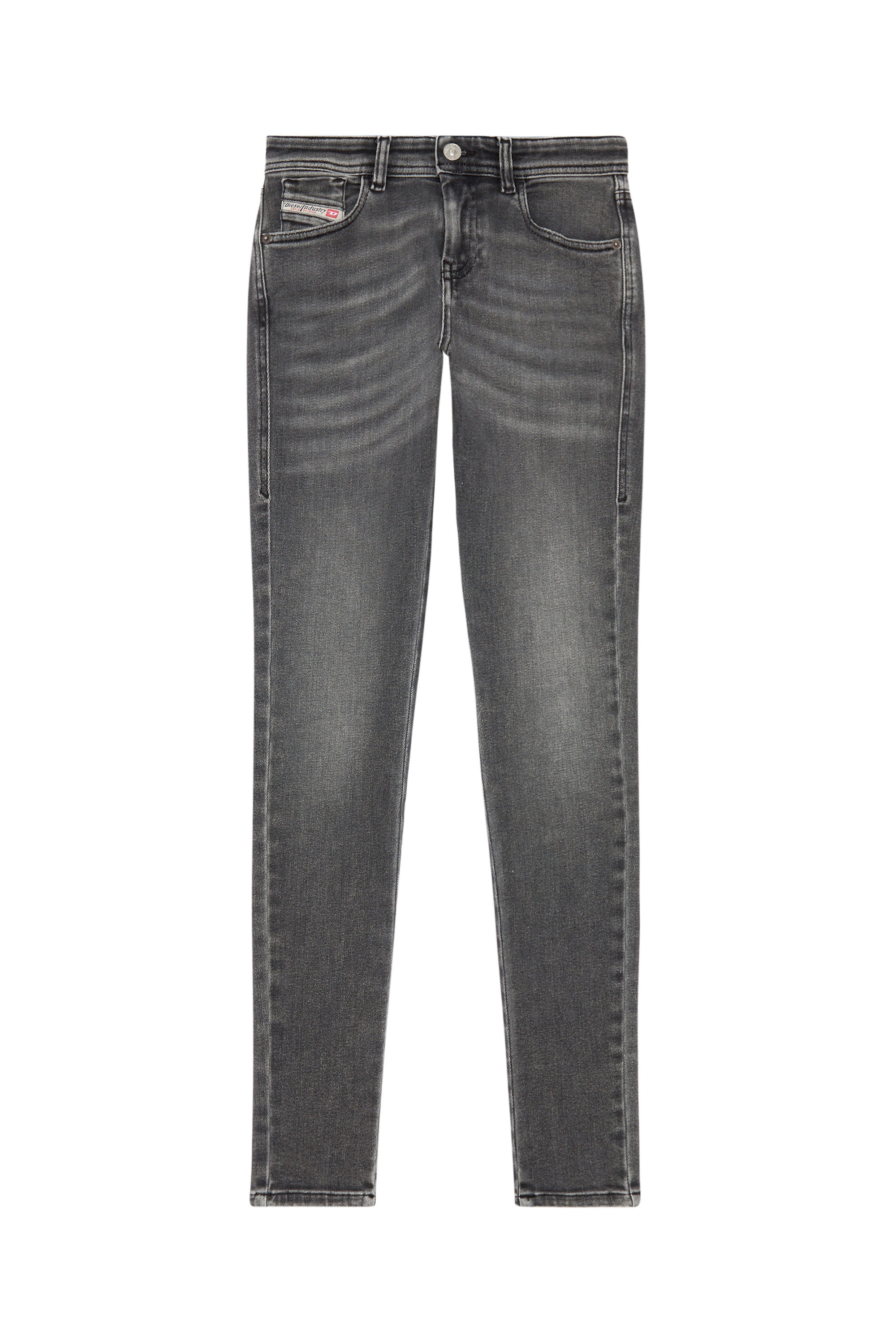 Diesel - Woman's Skinny Jeans 2017 Slandy 09H86, Black/Dark grey - 4
