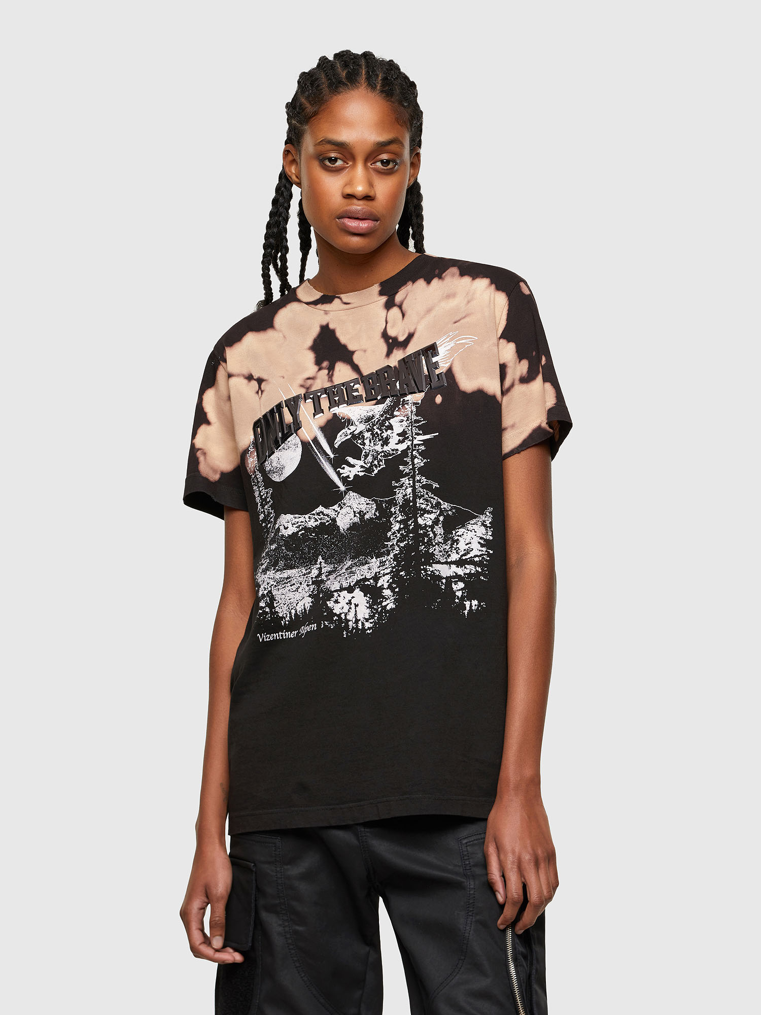 T-DARIA-R4, Black Diesel - T-DARIA-R4, Black - T-Shirts - Image 1