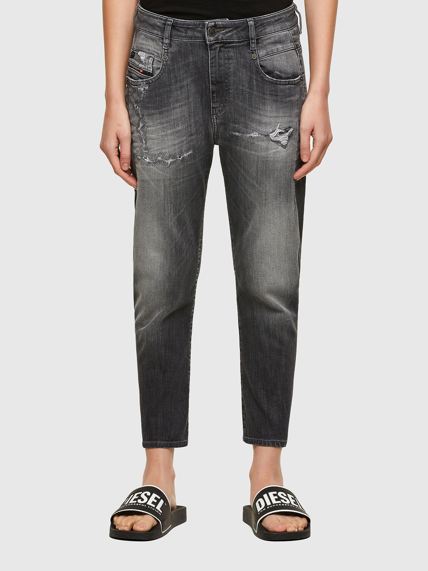 Fayza JoggJeans® 009QT, Black/Dark grey Diesel - Fayza JoggJeans® 009QT, Black/Dark grey - Jeans - Image 1