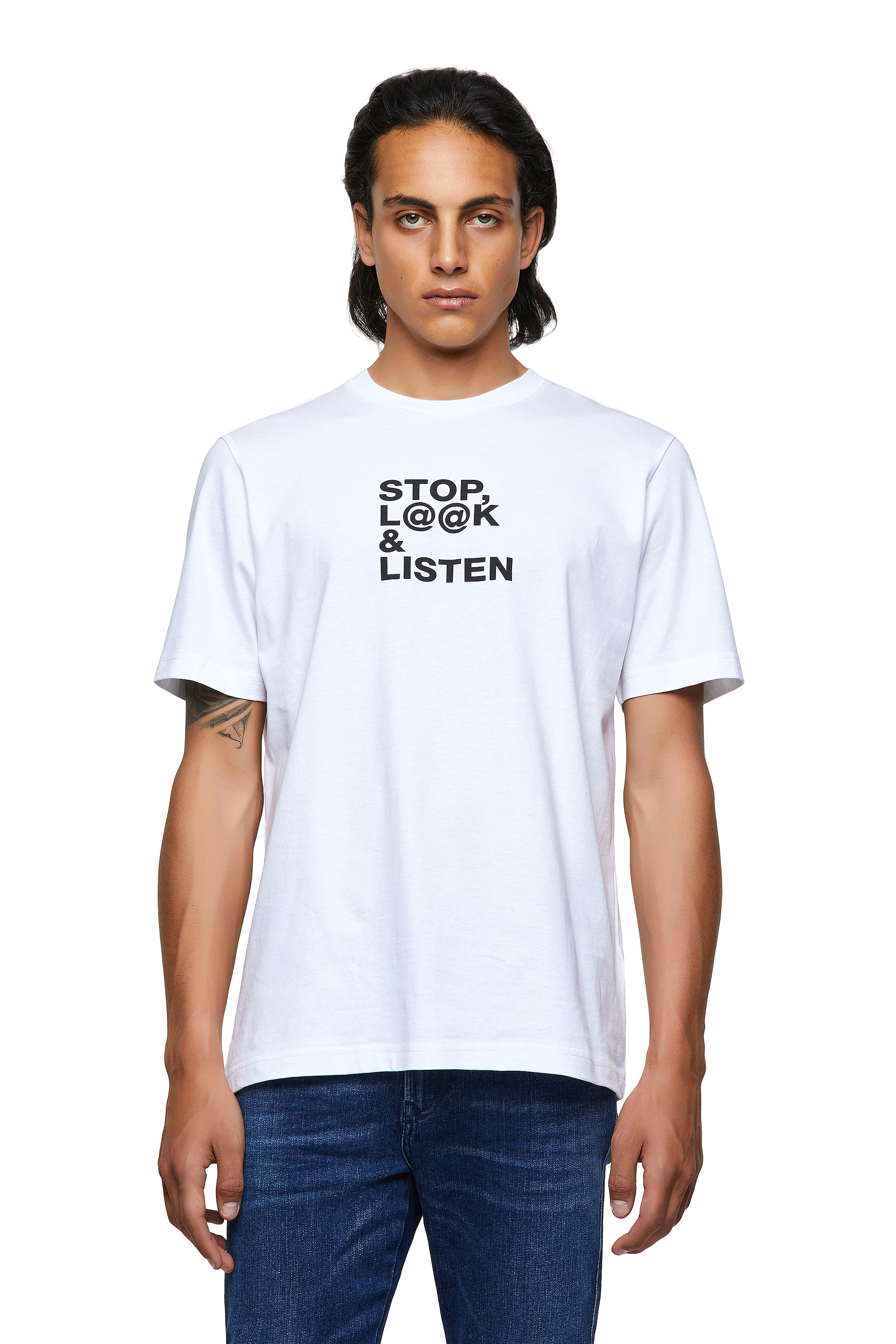 T-JUST-B54, White Diesel - T-JUST-B54, White - T-Shirts - Image 1