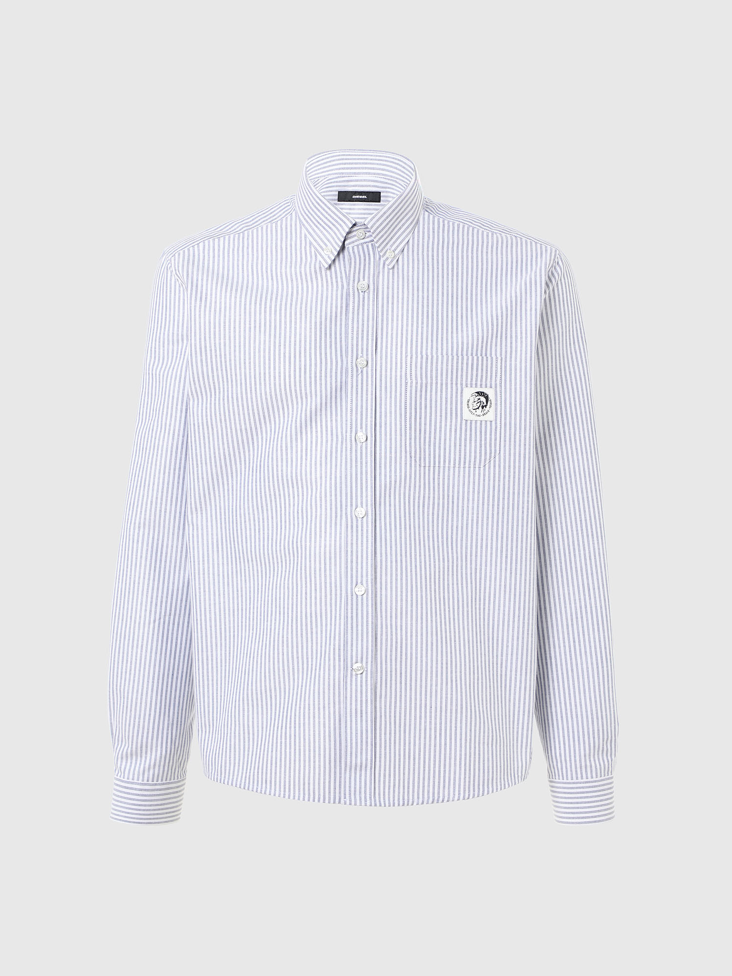 S-JAMES-A, Blue/White Diesel - S-JAMES-A, Blue/White - Shirts - Image 1