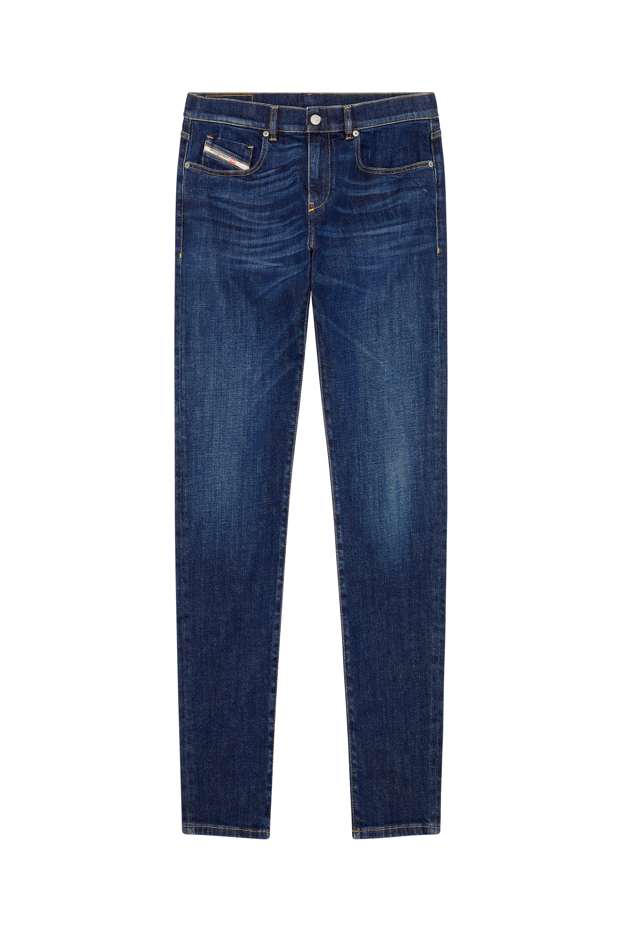 Diesel - Man Slim Jeans 2019 D-Strukt 09B90, Dark Blue - Image 6