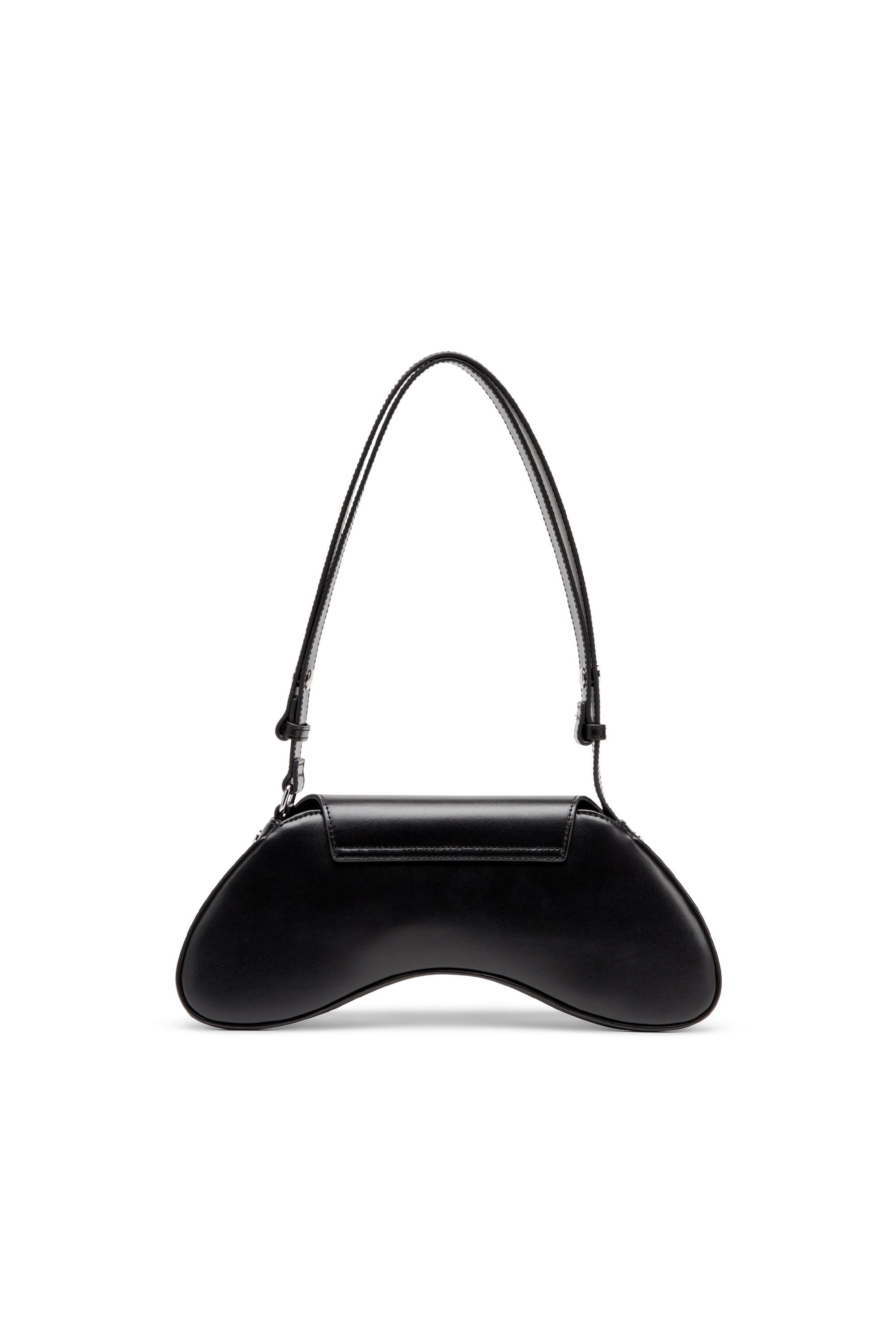 Diesel - PLAY CROSSBODY, Woman's Play-Crossbody bag in semi gloss leather in Black - 2