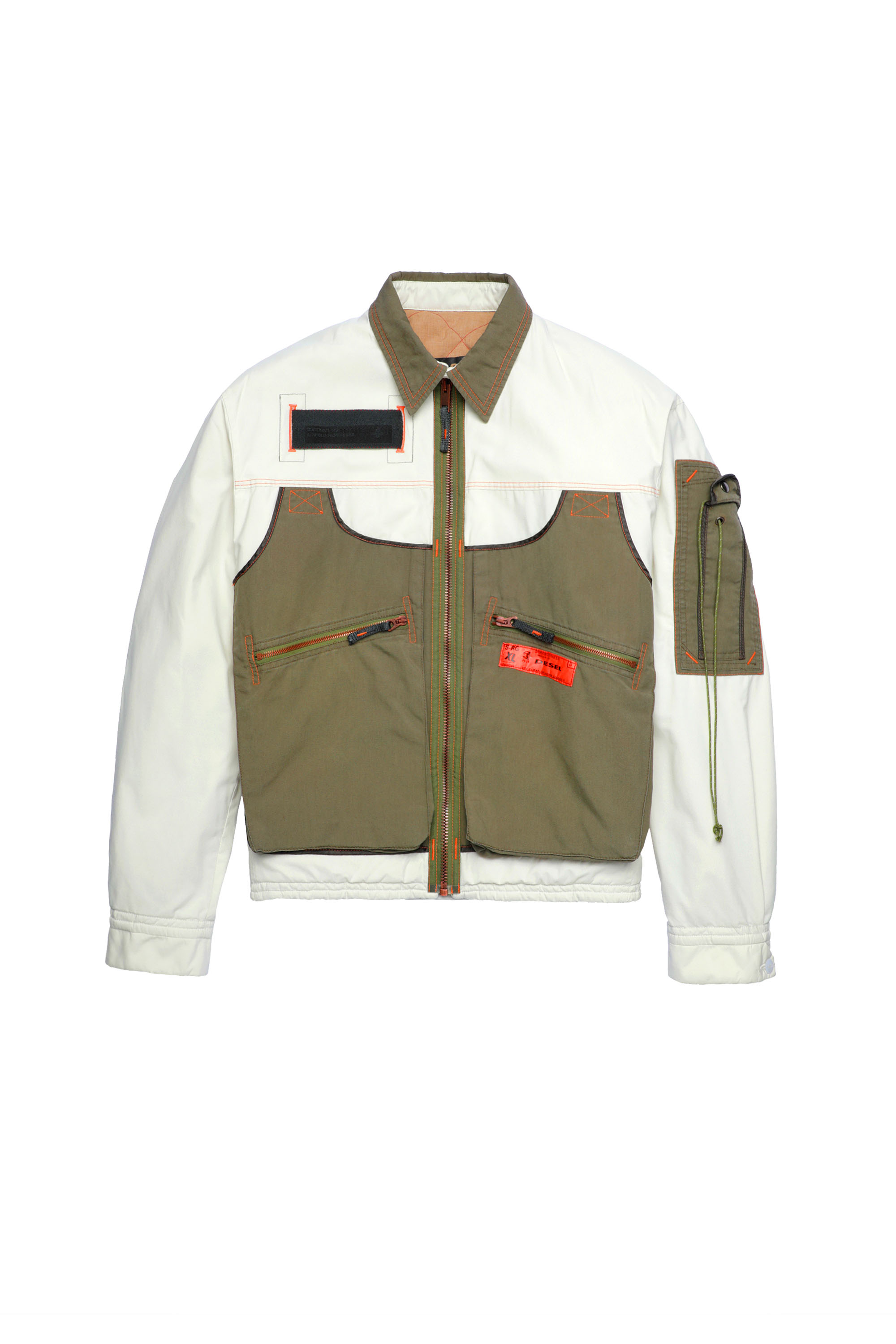 DXD-22-J05, White/Green - Jackets