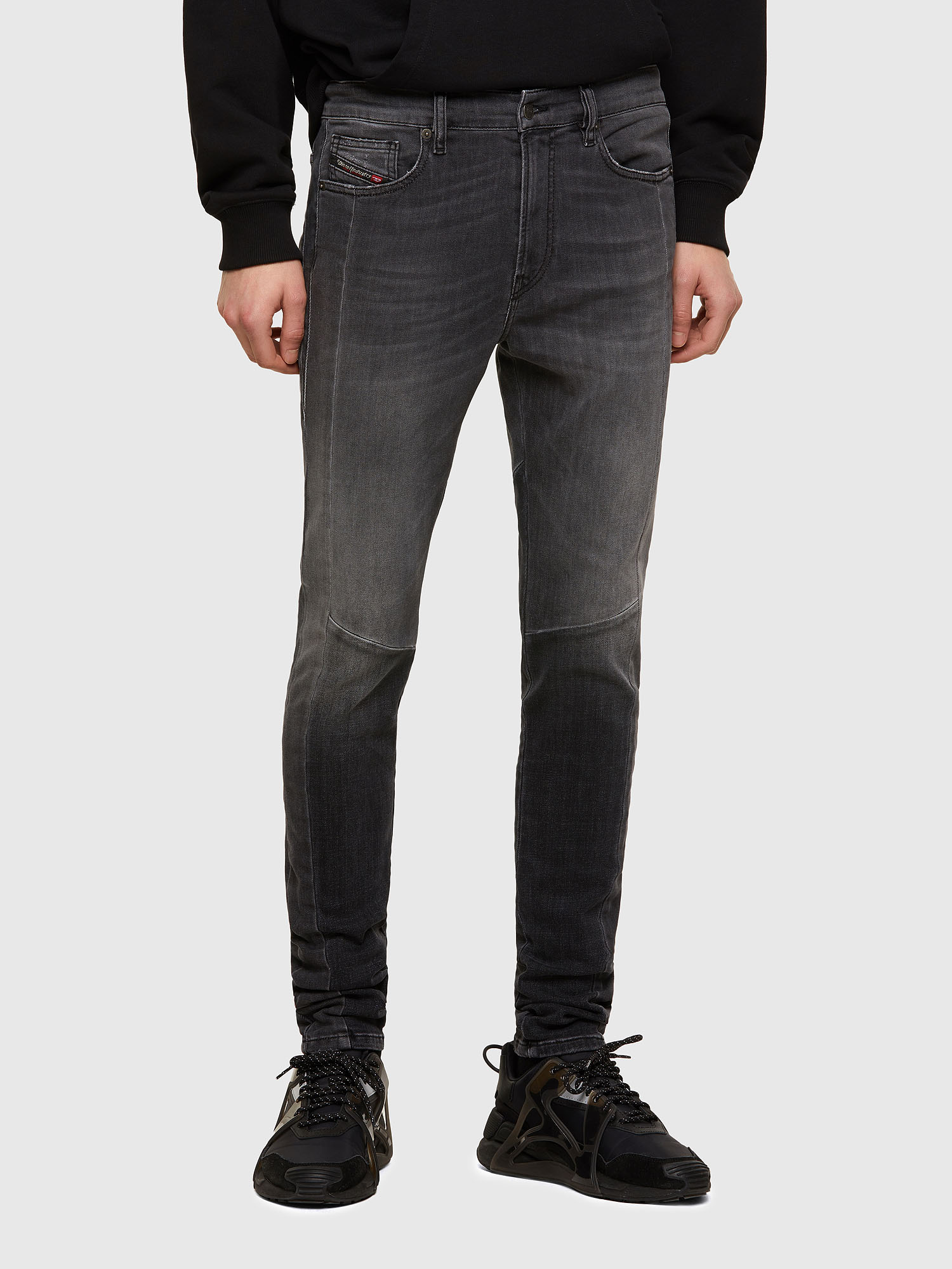D-Amny 009QE, Black/Dark grey Diesel - D-Amny 009QE, Black/Dark grey - Jeans - Image 1