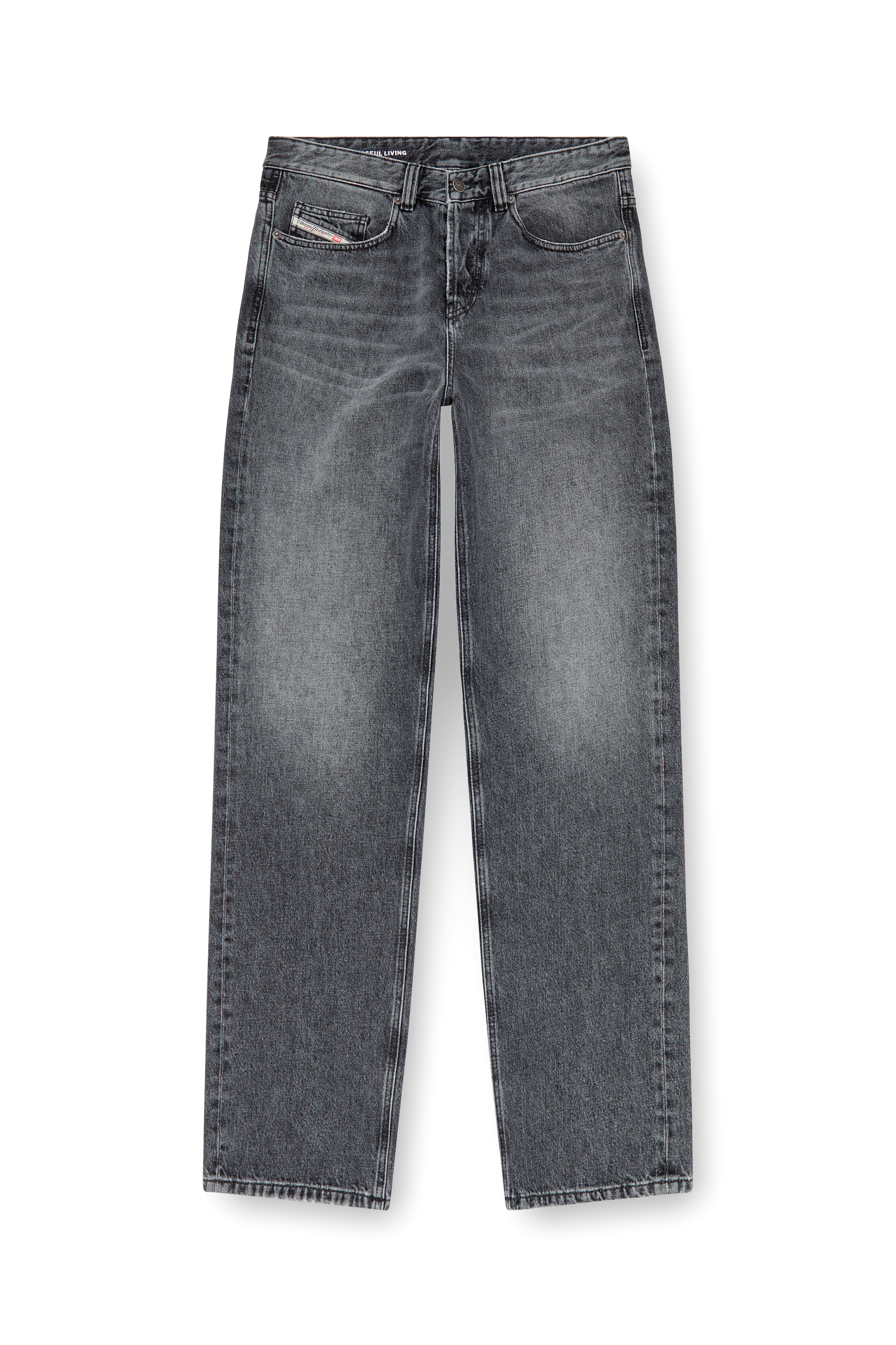 Diesel - Man Straight Jeans 2001 D-Macro 007X3, Dark grey - Image 5