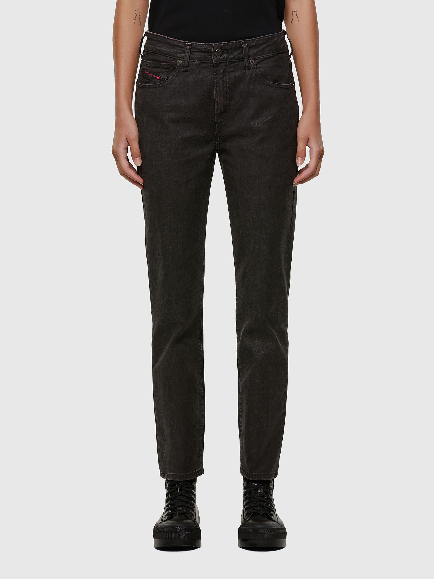 D-Joy 009DU, Black/Pink Diesel - D-Joy 009DU, Black/Pink - Jeans - Image 1