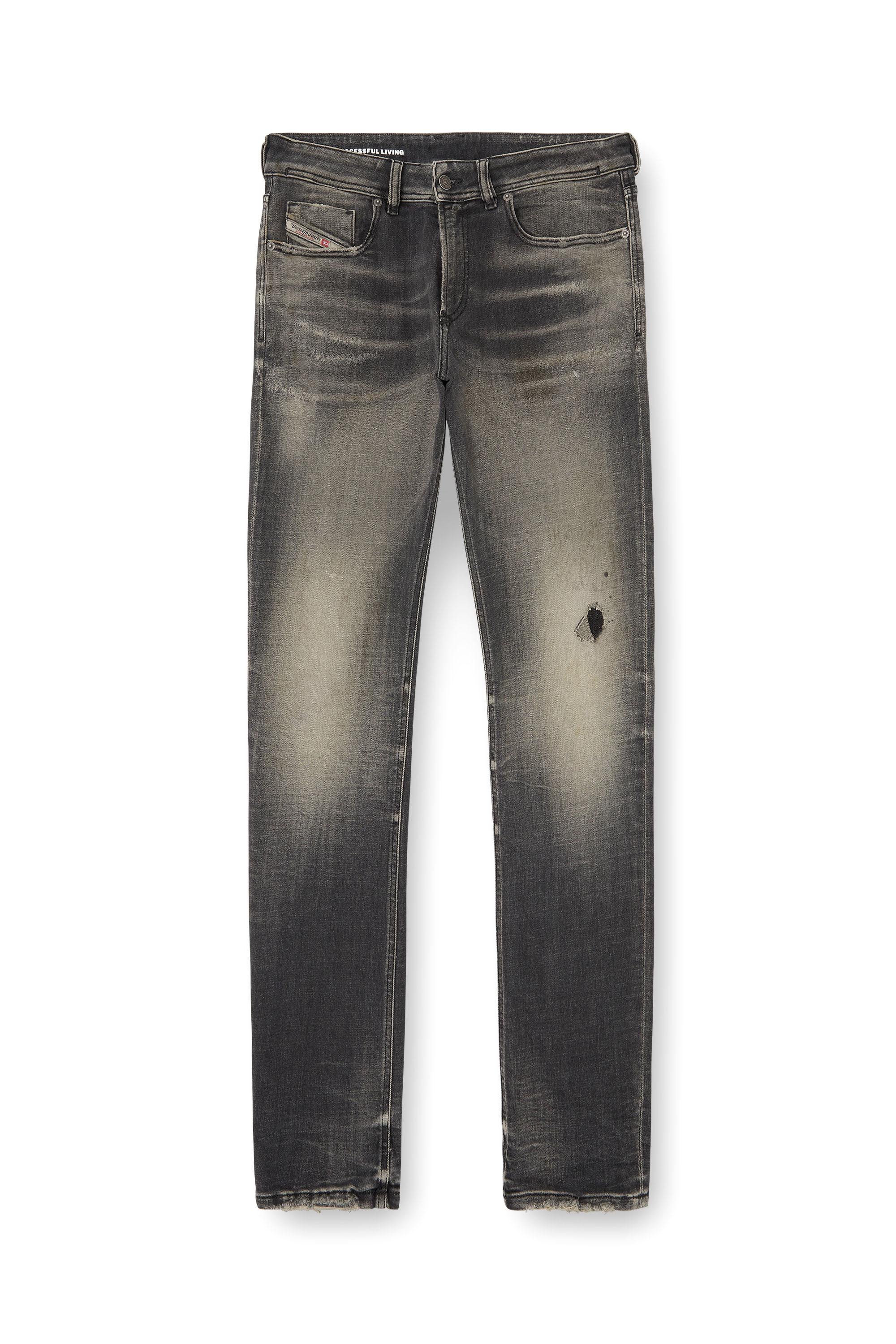 Diesel - Man's Skinny Jeans 1979 Sleenker 09K56, Black/Dark grey - 4