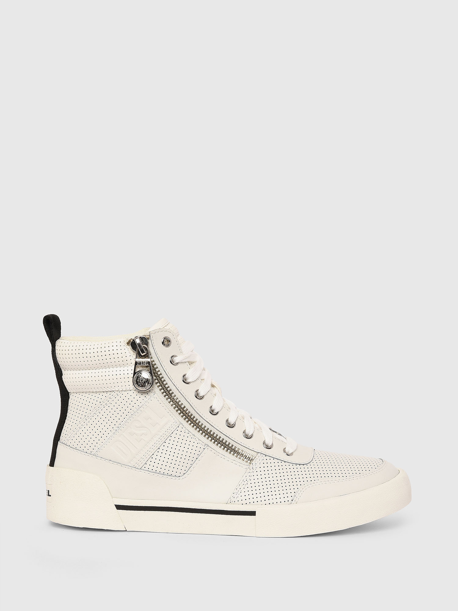 S-DVELOWS MID CUT, White Diesel - S-DVELOWS MID CUT, White - Sneakers - Image 1