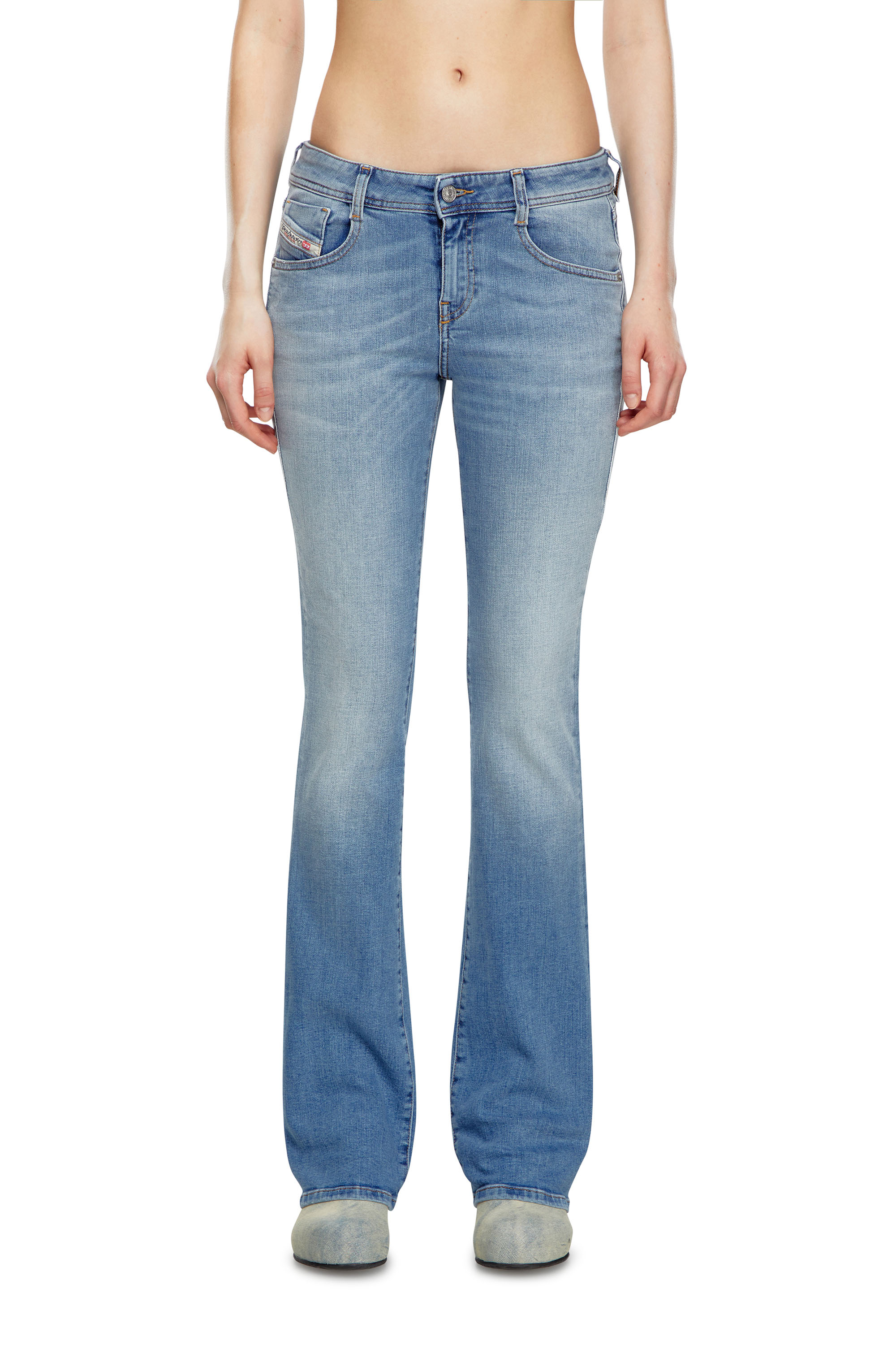 Diesel - Bootcut and Flare Jeans 1969 D-Ebbey 09K06, Light Blue - Image 2