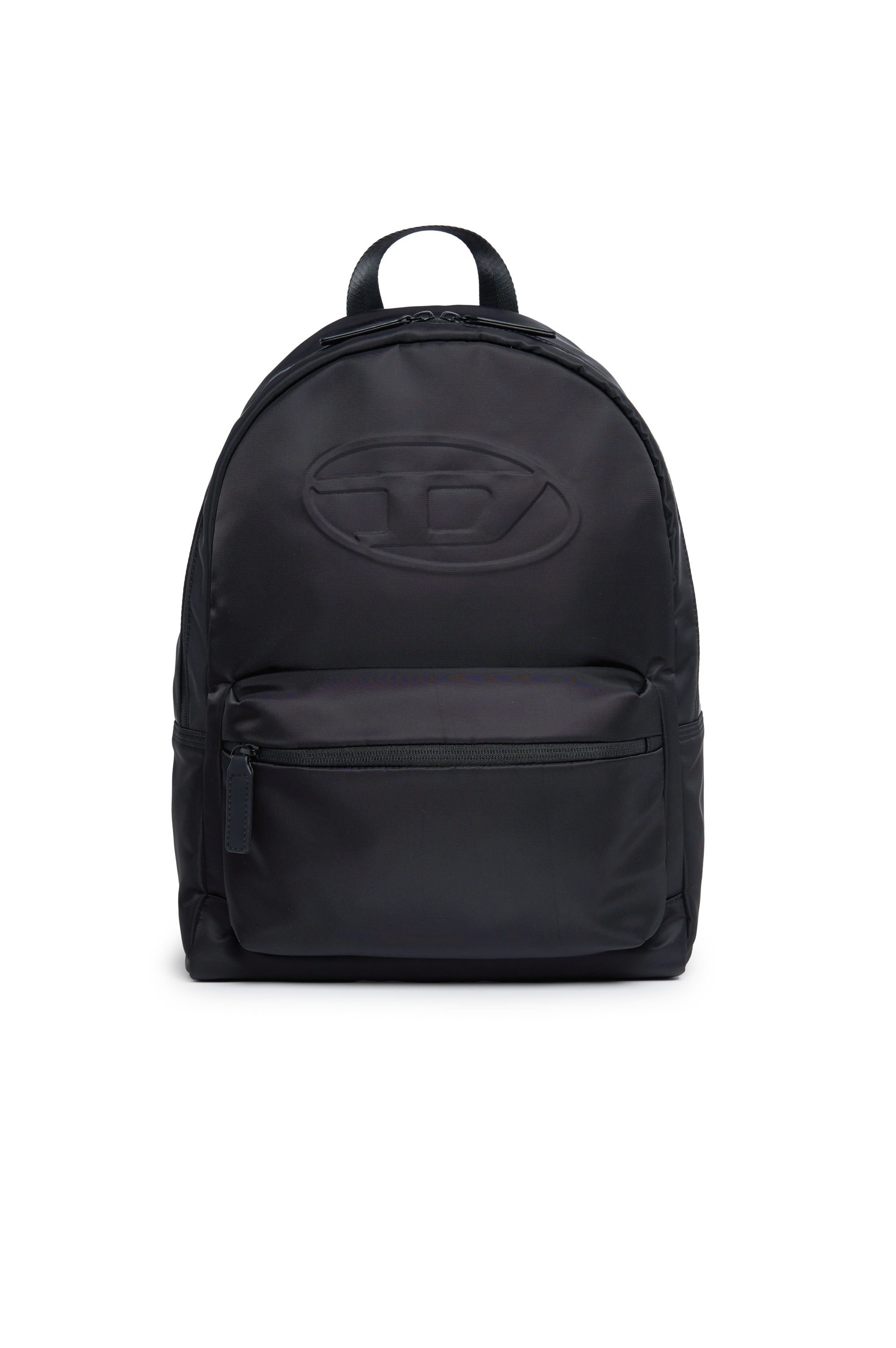 Diesel - WOVAL, Unisex's Nylon backpack with embossed Oval D in Black - 1