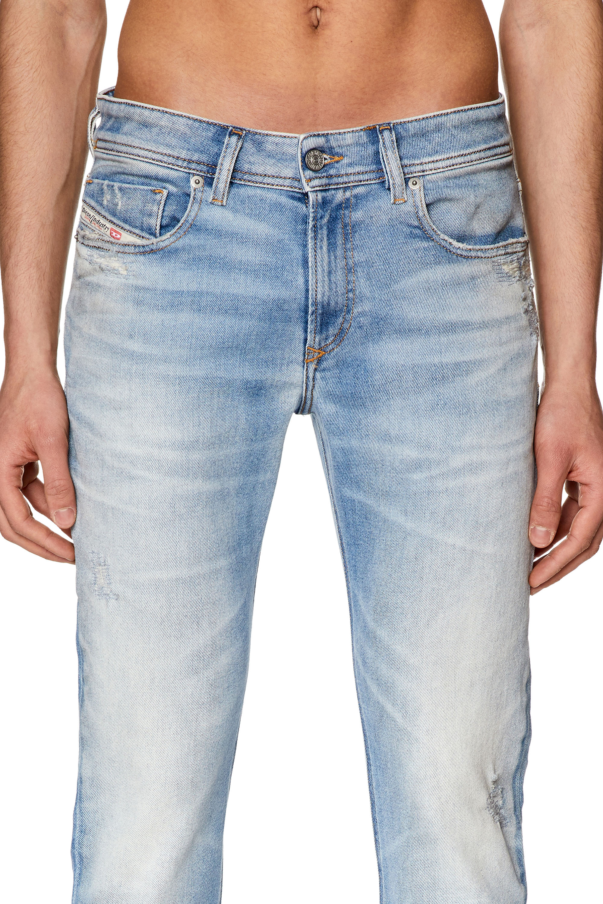 Diesel - Skinny Jeans 1979 Sleenker 09G39, Light Blue - Image 4
