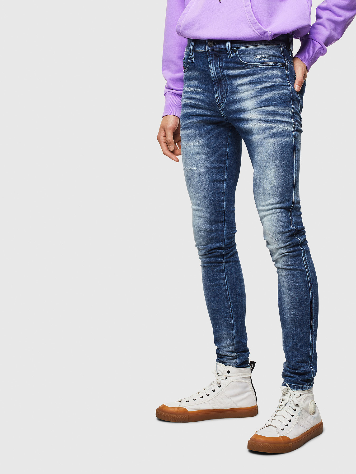 D-Reeft JoggJeans 0096M, Dark Blue Diesel - D-Reeft JoggJeans 0096M, Dark Blue - Jeans - Image 1