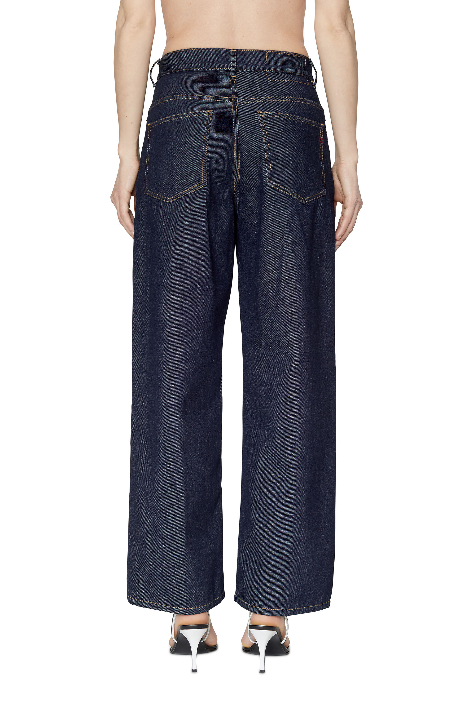 Diesel - 2000 WIDEE Z9C02 Bootcut and Flare Jeans, Dark Blue - Image 2