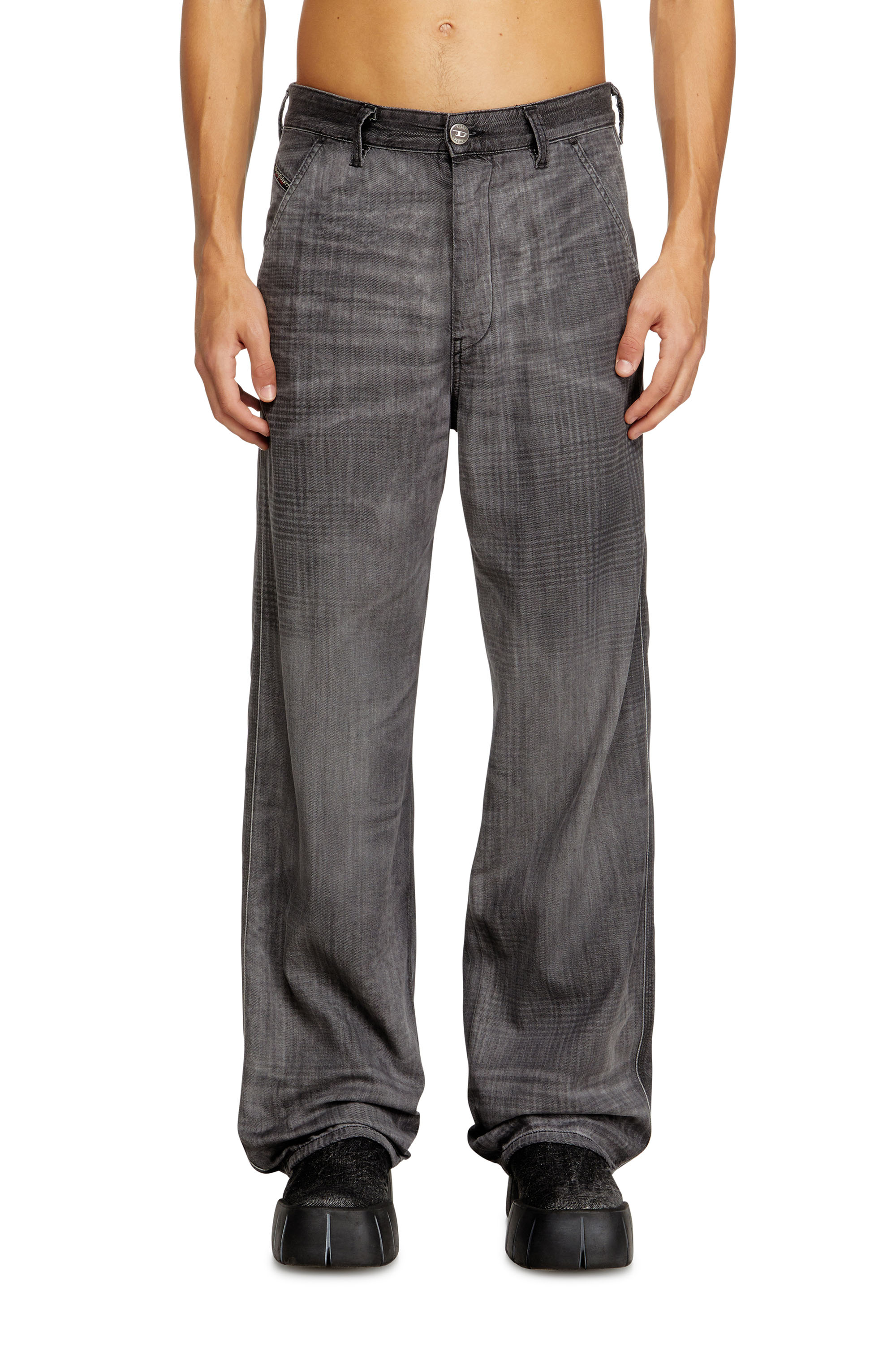 Diesel - Unisex's Regular Jeans D-Phant-chino 068UJ, Grey - 3