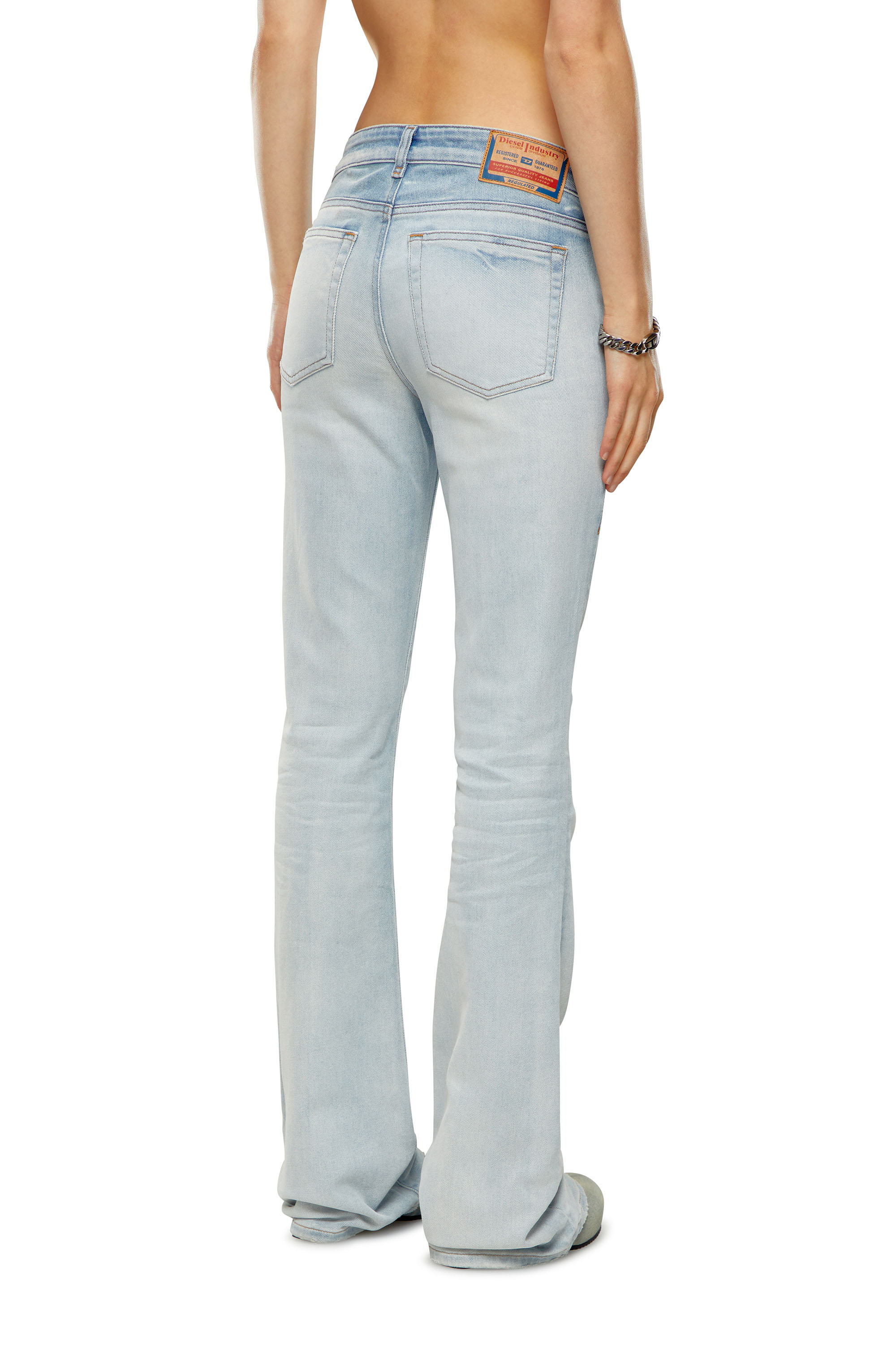 Diesel - Bootcut and Flare Jeans 1969 D-Ebbey 09H73, Light Blue - Image 3