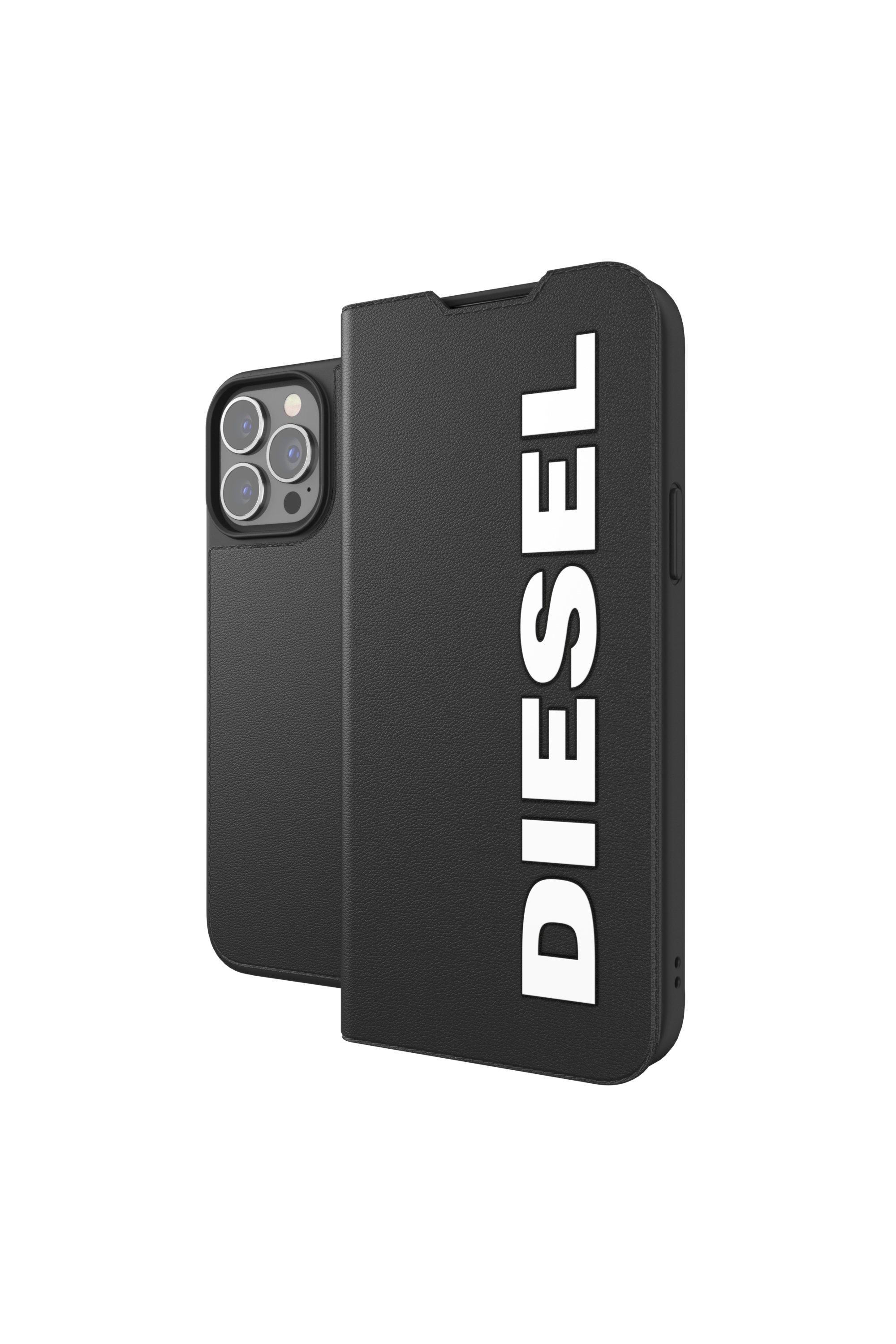 Diesel - 47158 BOOKLET CASE BOOKLET CASE, Unisex's Booklet case core for iPhone 13/13Pro in Black - 1