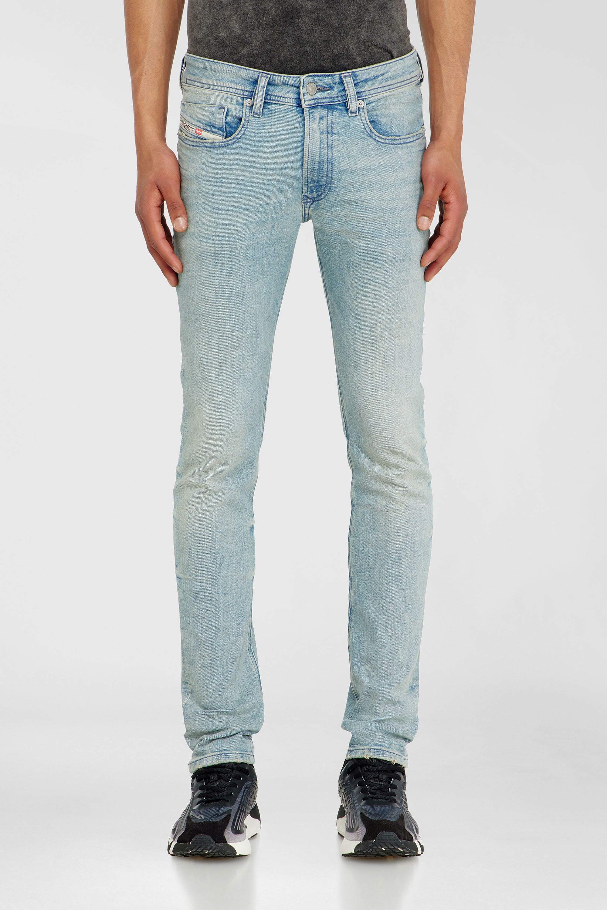 Diesel - Man's Skinny Jeans 1979 Sleenker 0KBBF, Light Blue - 1