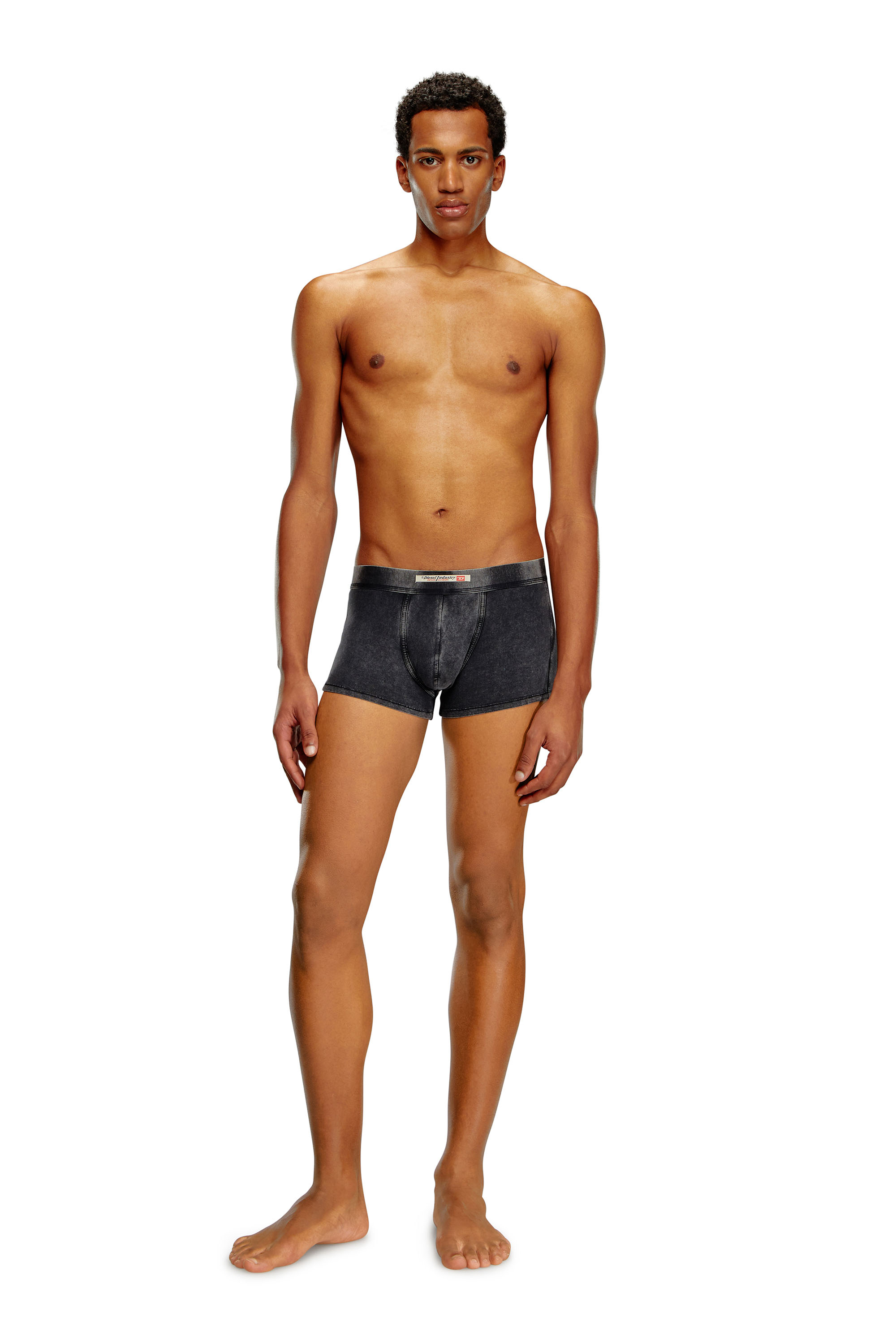 Men's Designer Underwear, Slim-Fit Boxers Midnight Blue Solid