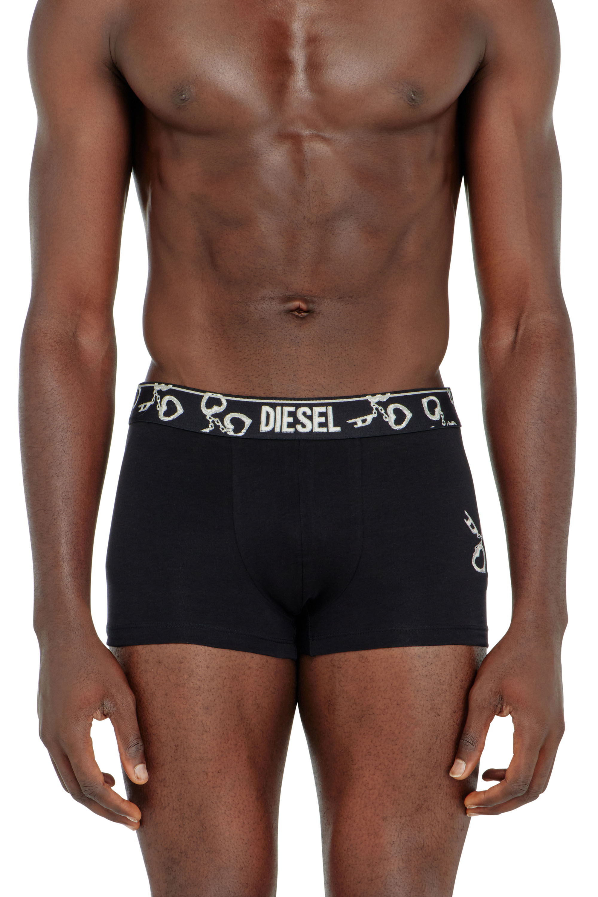 Diesel - DAMIEN-GFT-3PACK, Man's Three-pack boxer briefs with handcuff motif in null - 3