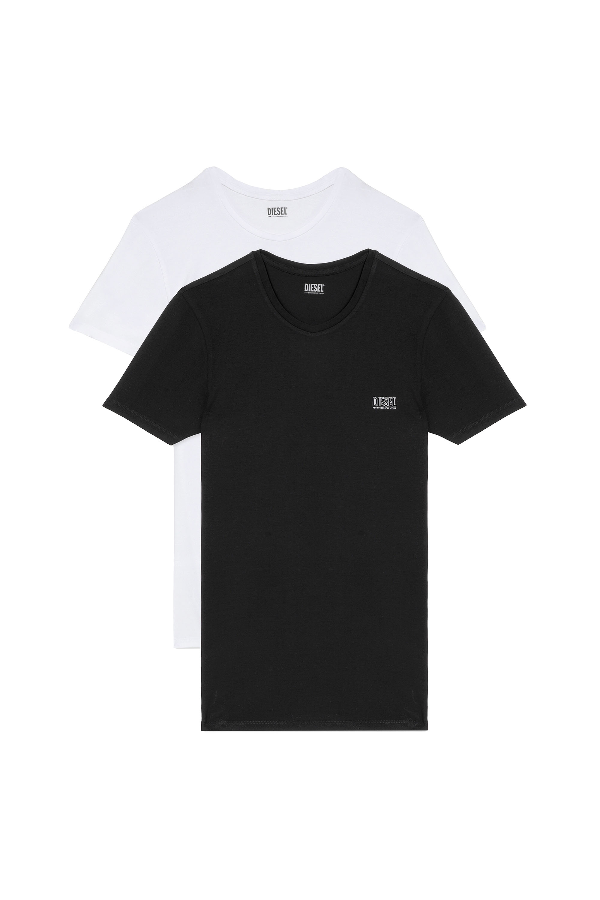 UMTEE-RANDAL2PACK, Black/White Diesel - UMTEE-RANDAL2PACK, Black/White - Tops - Image 1