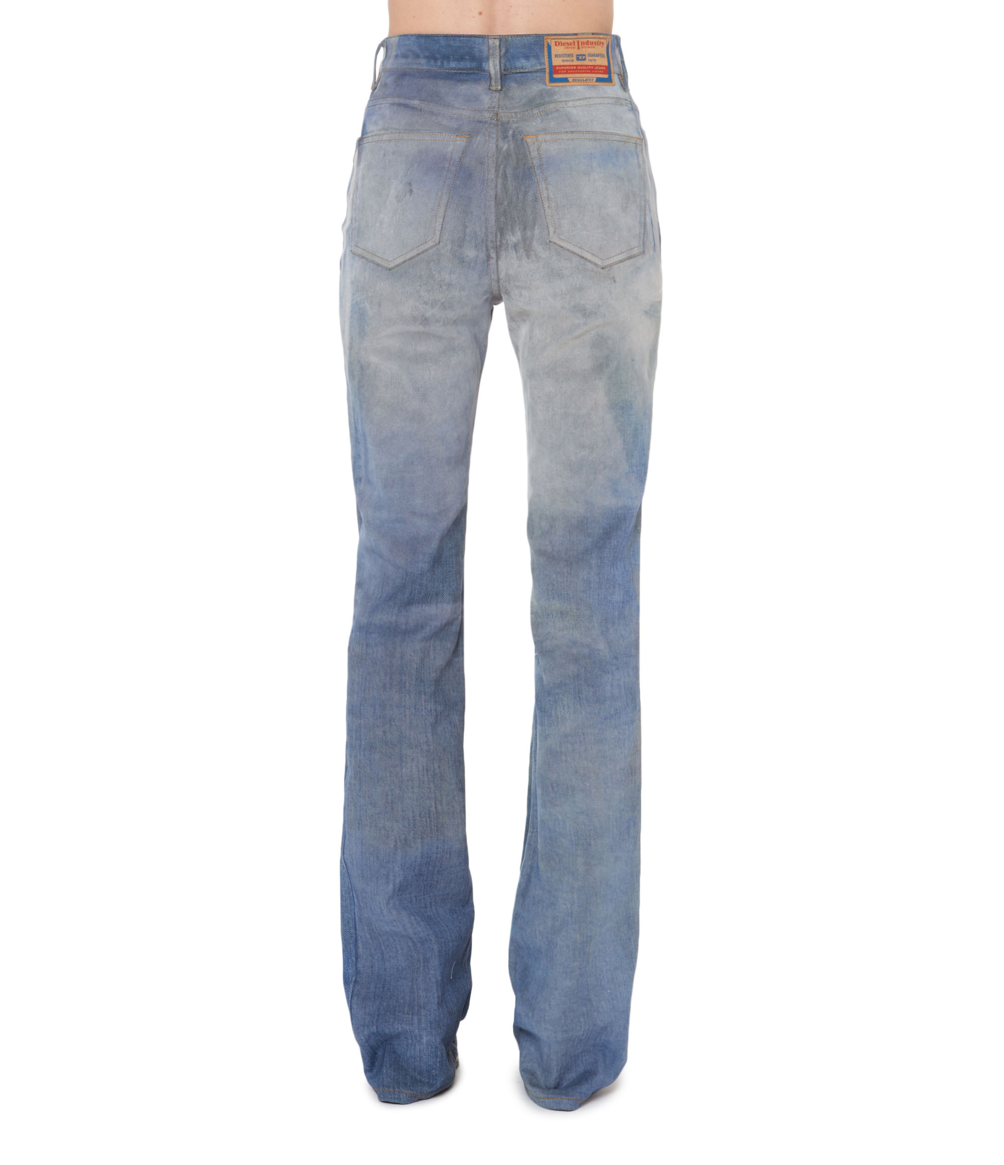 Diesel - D-Escription 09E51 Bootcut and Flare Jeans, Medium blue - Image 2