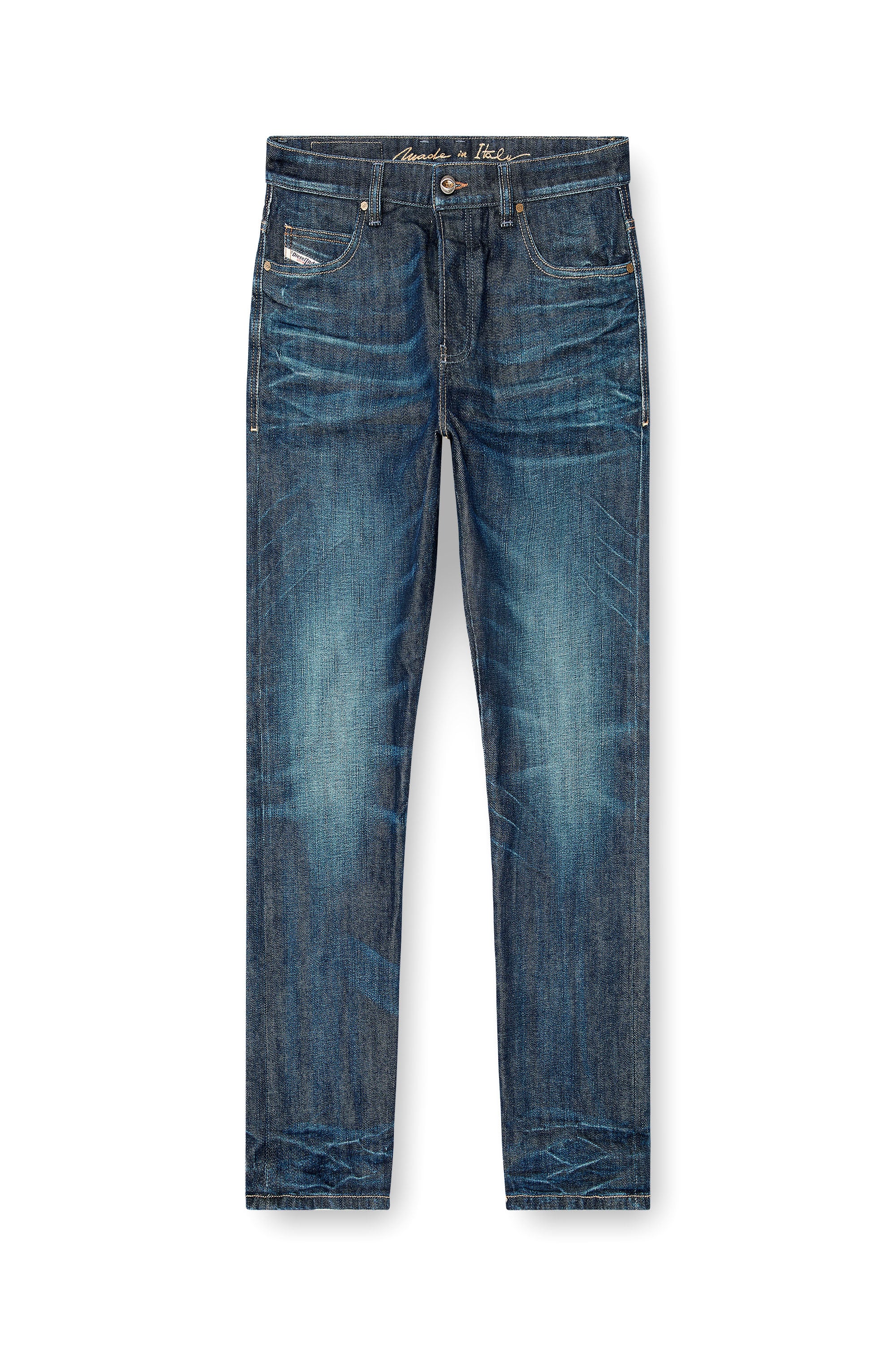 Diesel - Man's Slim Jeans 1993 D-Vyl 09Q04, Dark Blue - 3