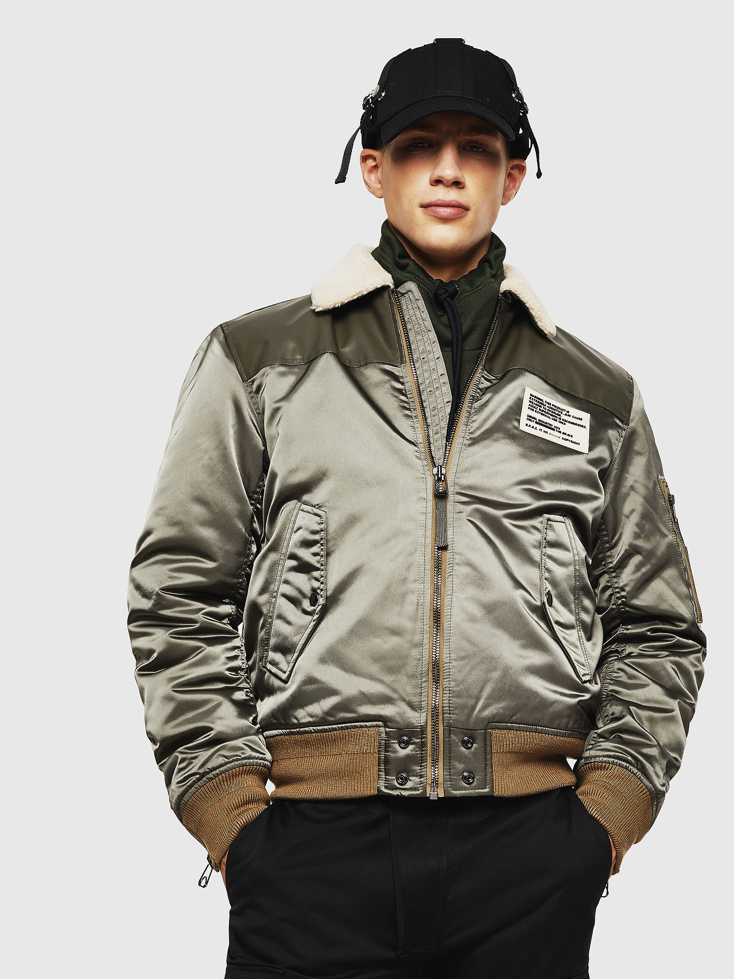 W-FEDOVIK, Military Green Diesel - W-FEDOVIK, Military Green - Winter Jackets - Image 1