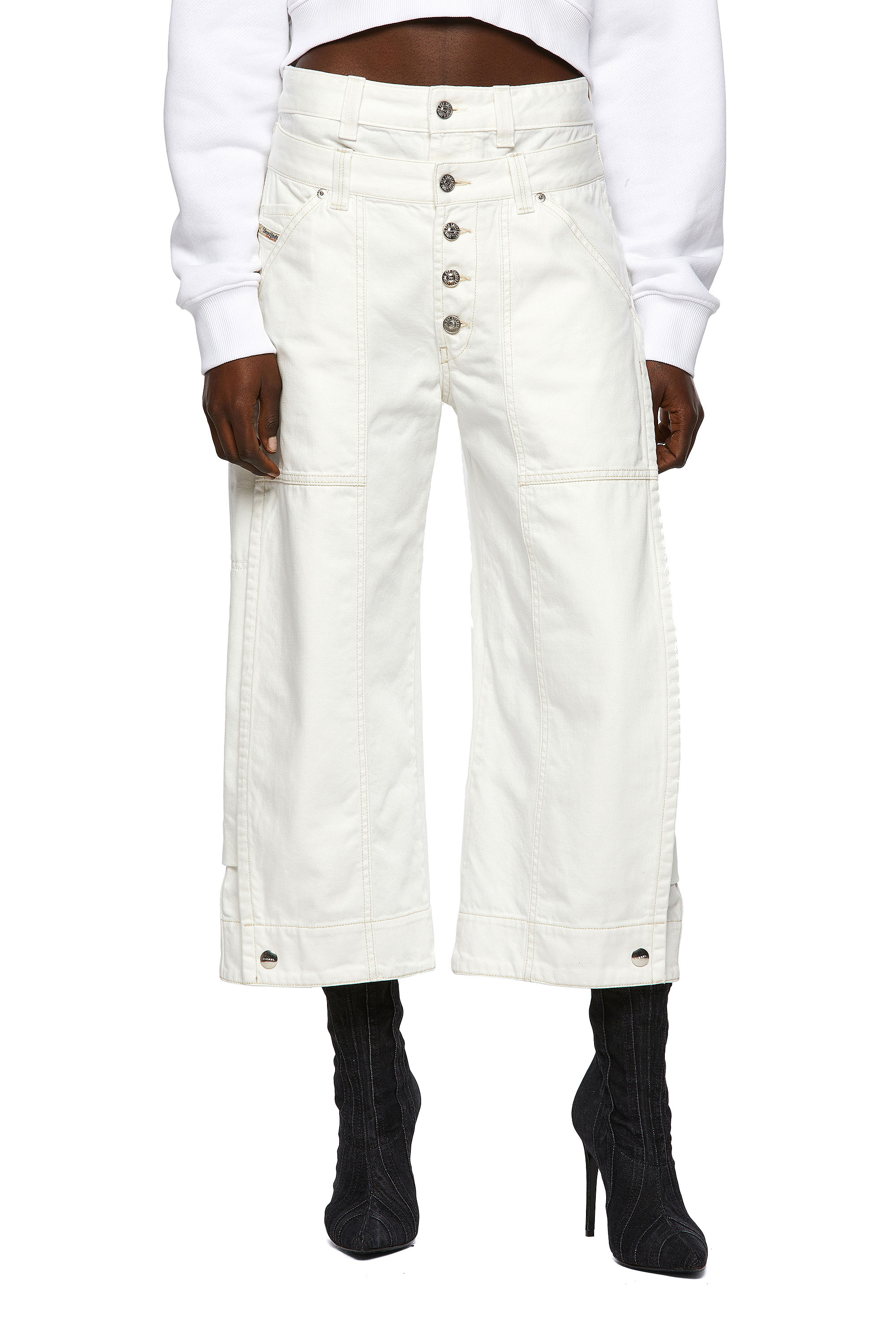 D-Laly 0HDAI, White Diesel - D-Laly 0HDAI, White - Jeans - Image 1