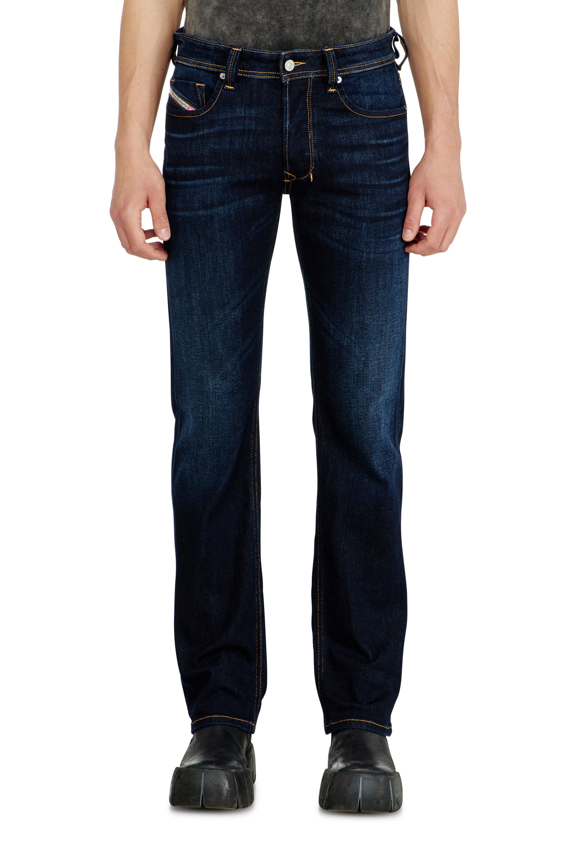 Diesel - Man's Regular Jeans 1985 Larkee 09Q15, Dark Blue - 4