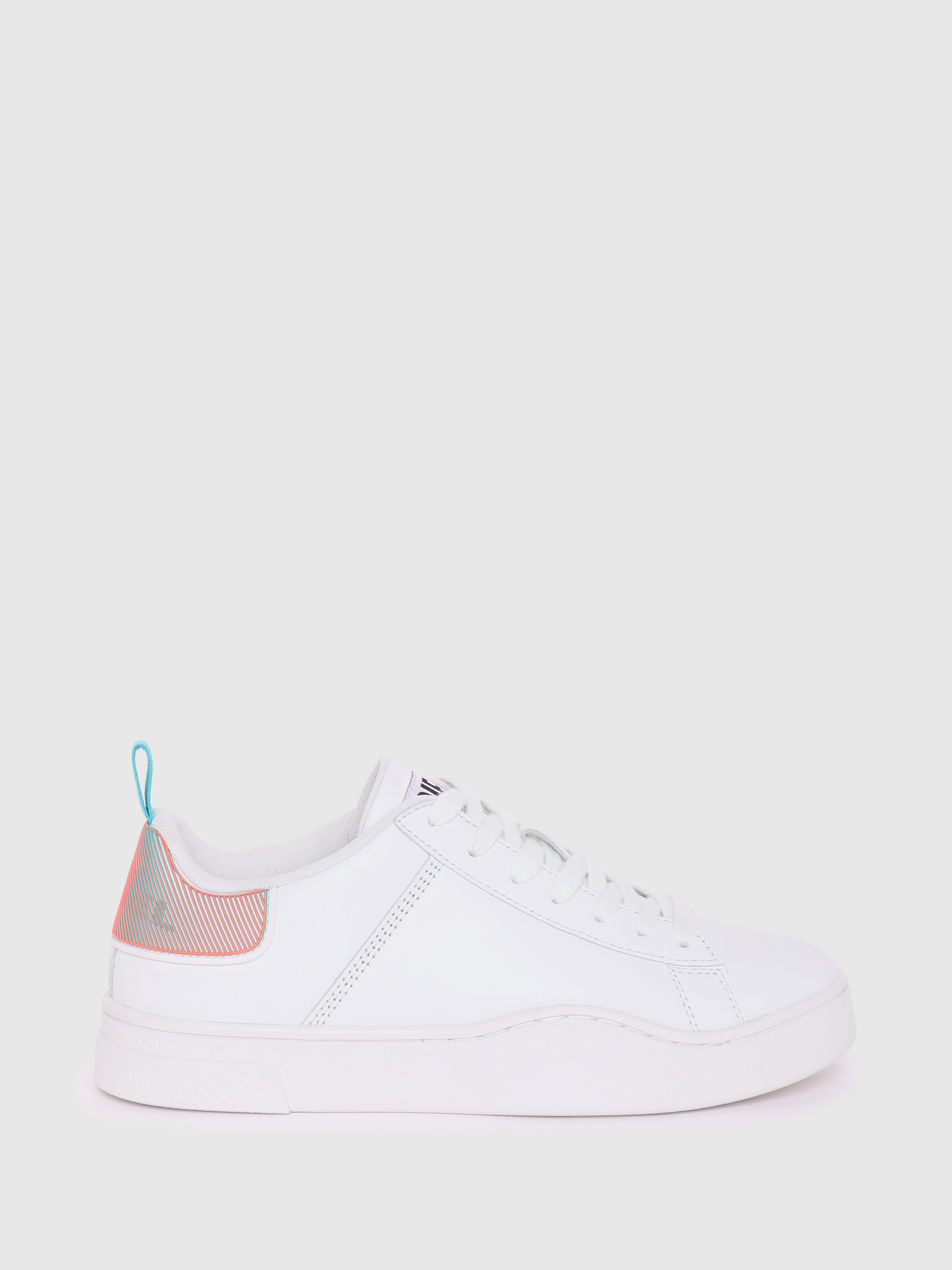 S-CLEVER LOW LACE W, White/Blue Diesel - S-CLEVER LOW LACE W, White/Blue - Sneakers - Image 1