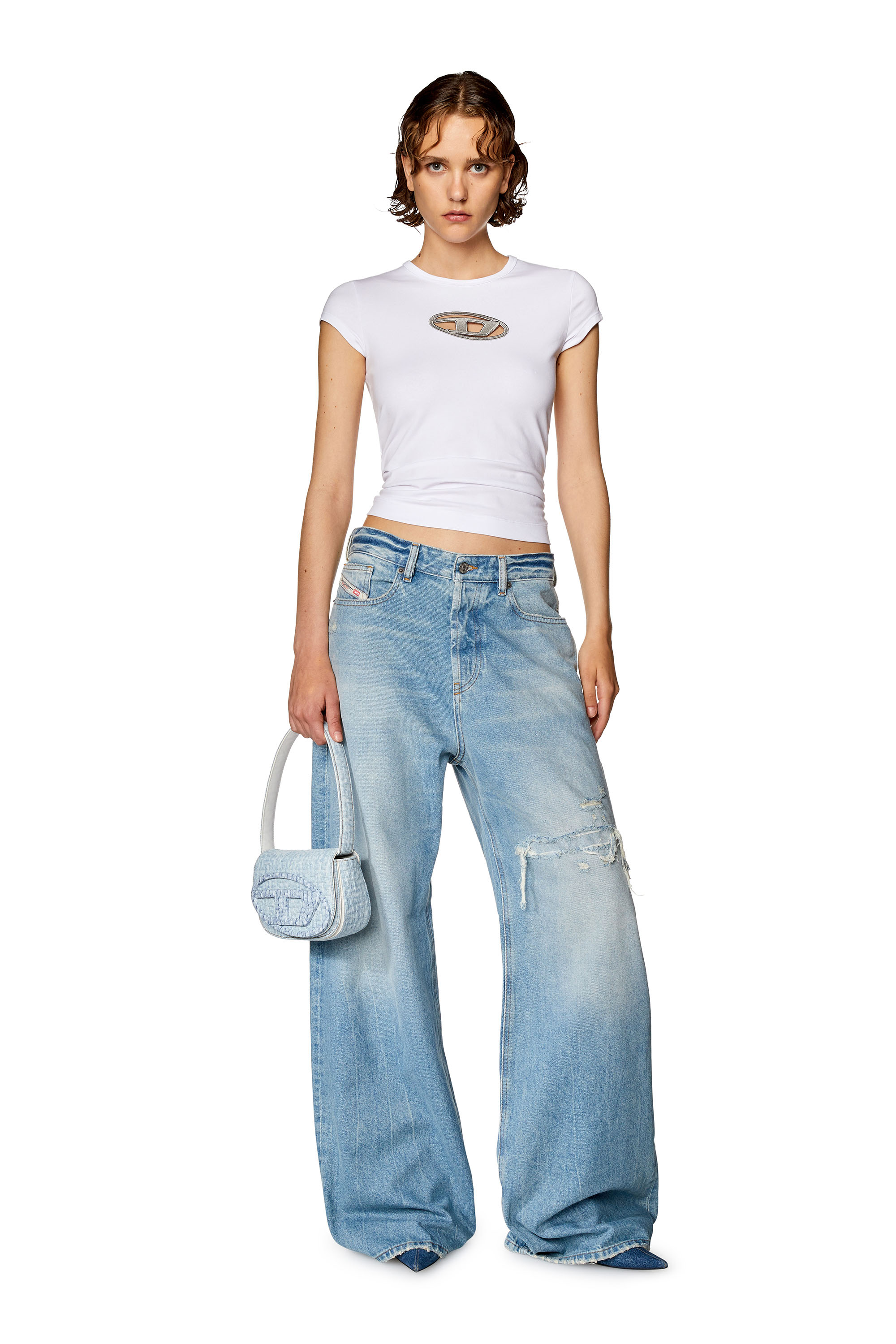 Diesel - 1996 D-Sire 09E25 Straight Jeans, Light Blue - Image 2