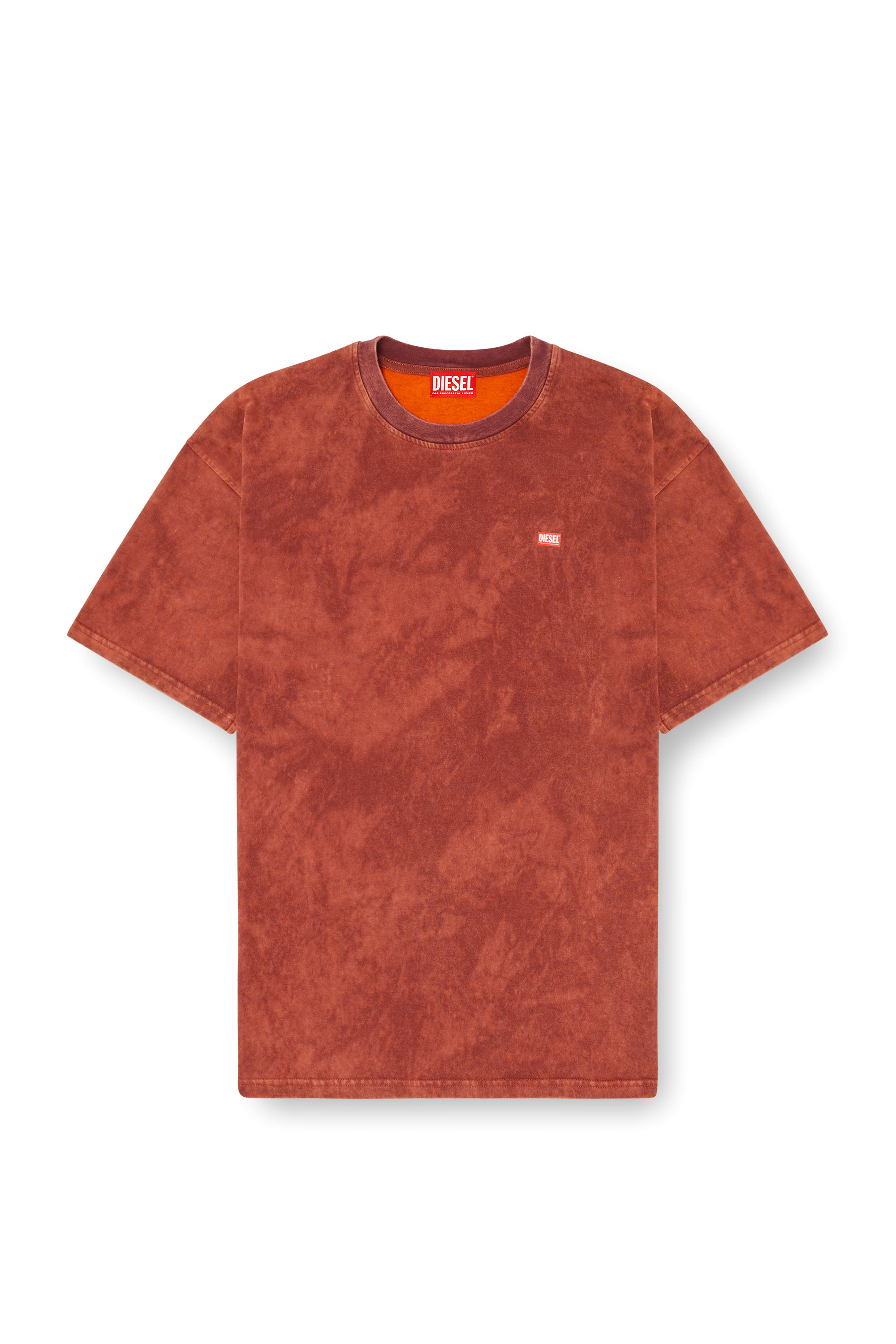 Diesel - T-BOXT-T4, Man's Jersey t-shirt with logo in Brown - 2