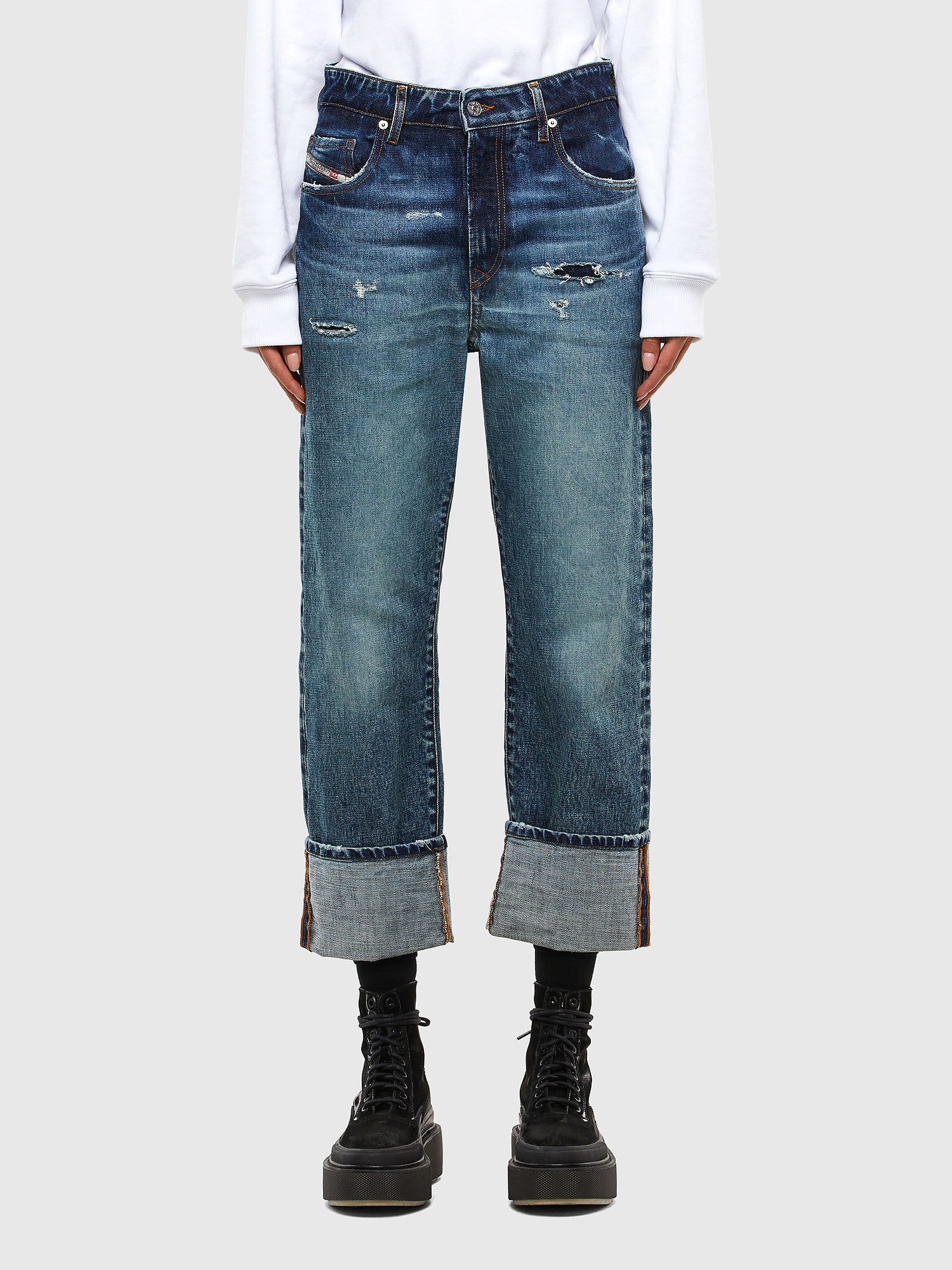 D-Reggy 0079P, Dark Blue Diesel - D-Reggy 0079P, Dark Blue - Jeans - Image 1