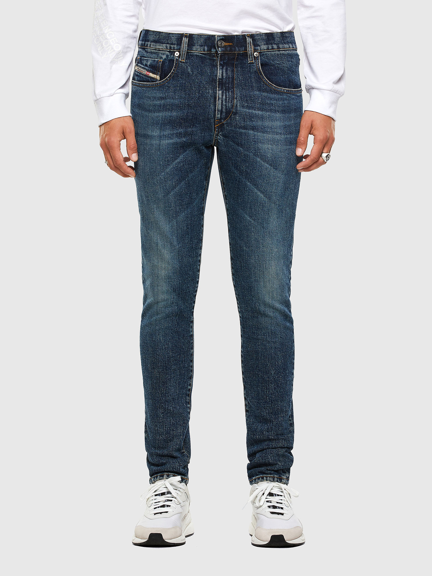 D-Strukt 009AR, Medium blue Diesel - D-Strukt 009AR, Medium blue - Jeans - Image 1